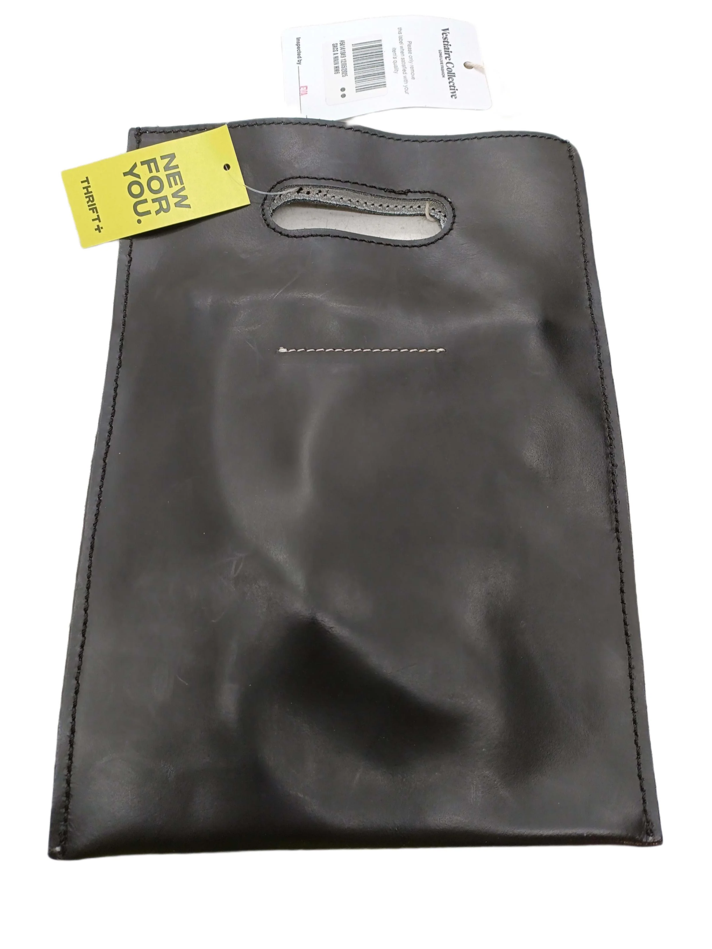Mm6 Maison Margiela Women's Bag Black 100% Leather Clutch