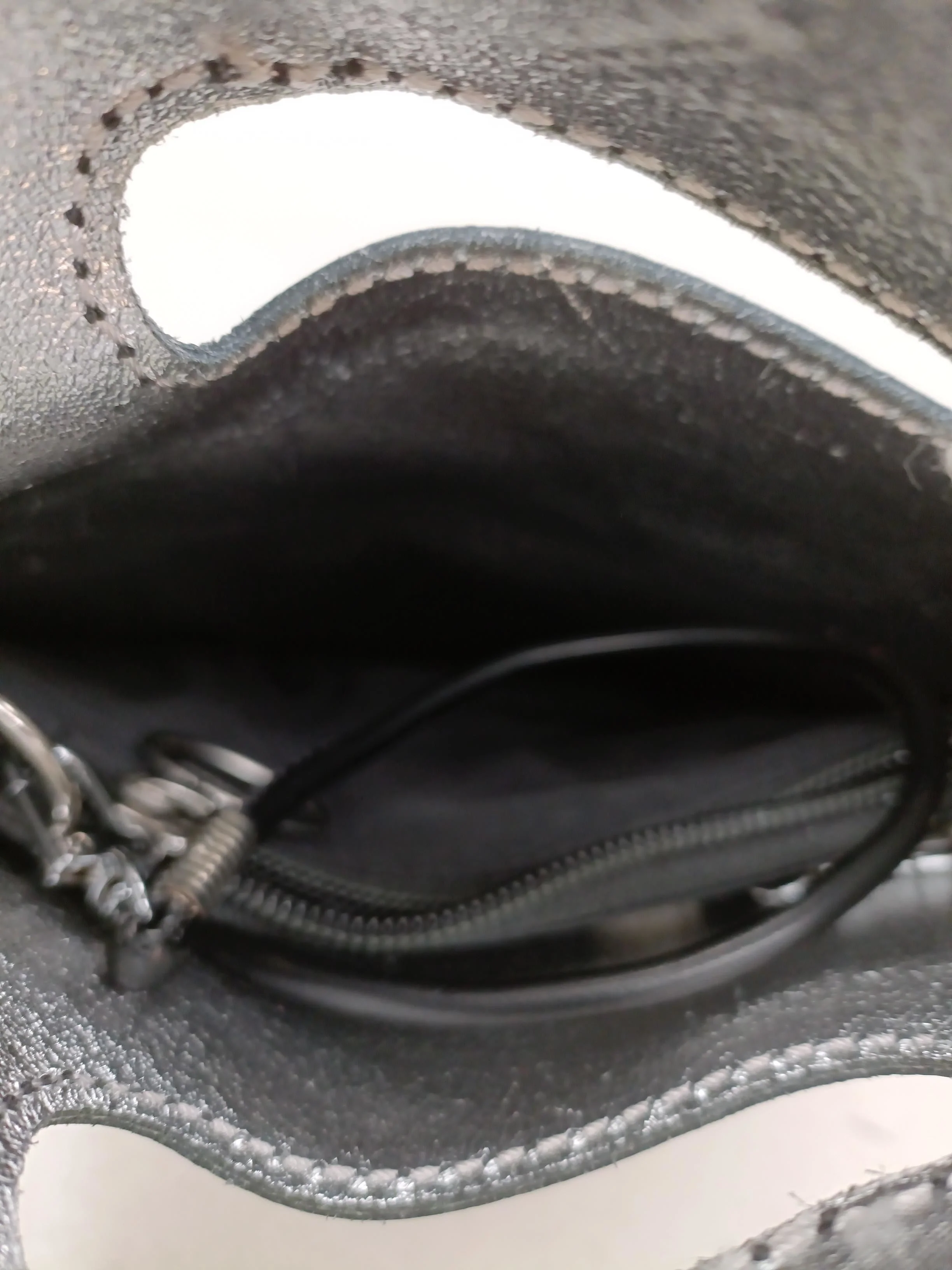 Mm6 Maison Margiela Women's Bag Black 100% Leather Clutch - Image 4