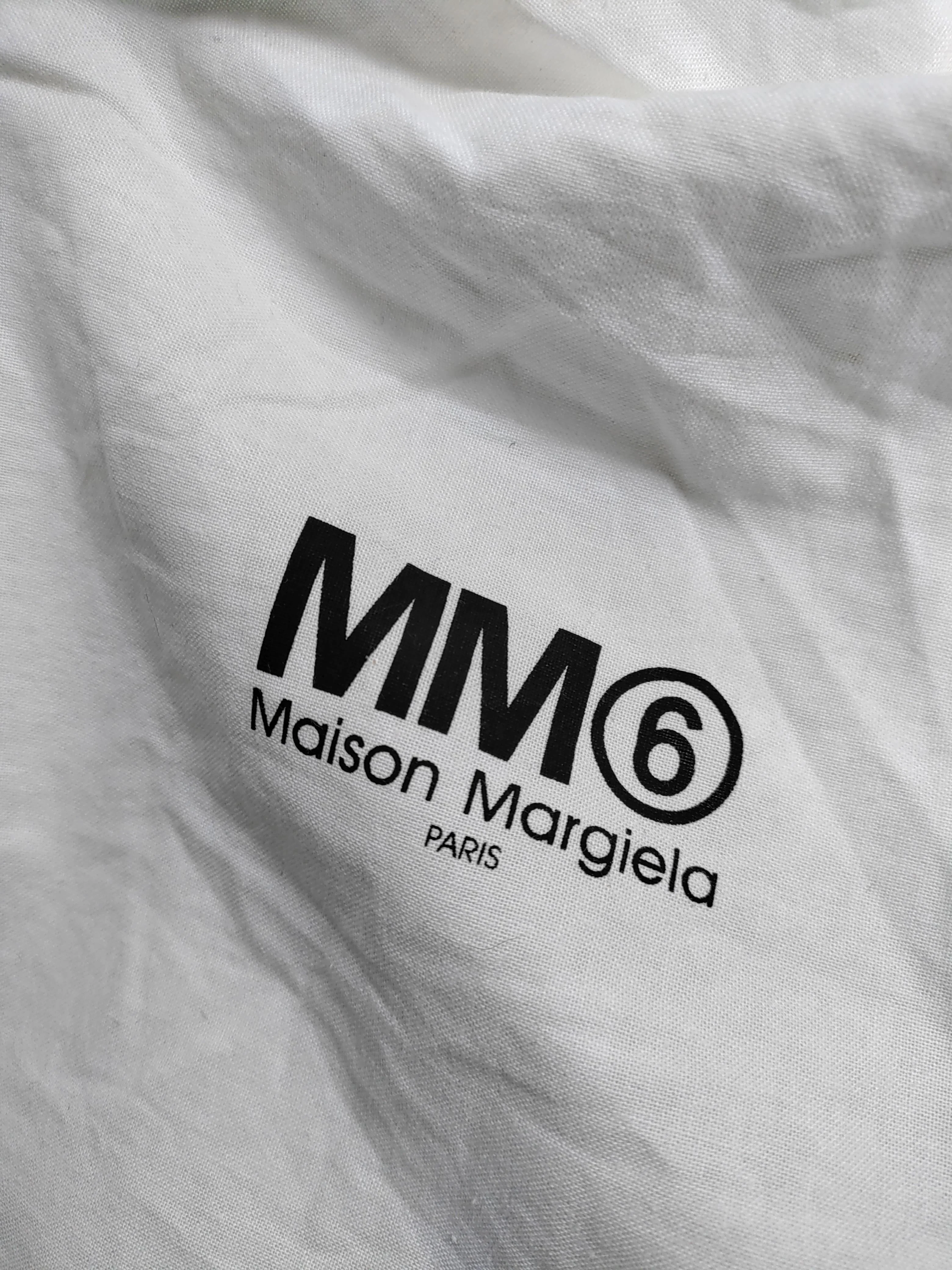 Mm6 Maison Margiela Women's Bag Black 100% Leather Clutch - Image 6