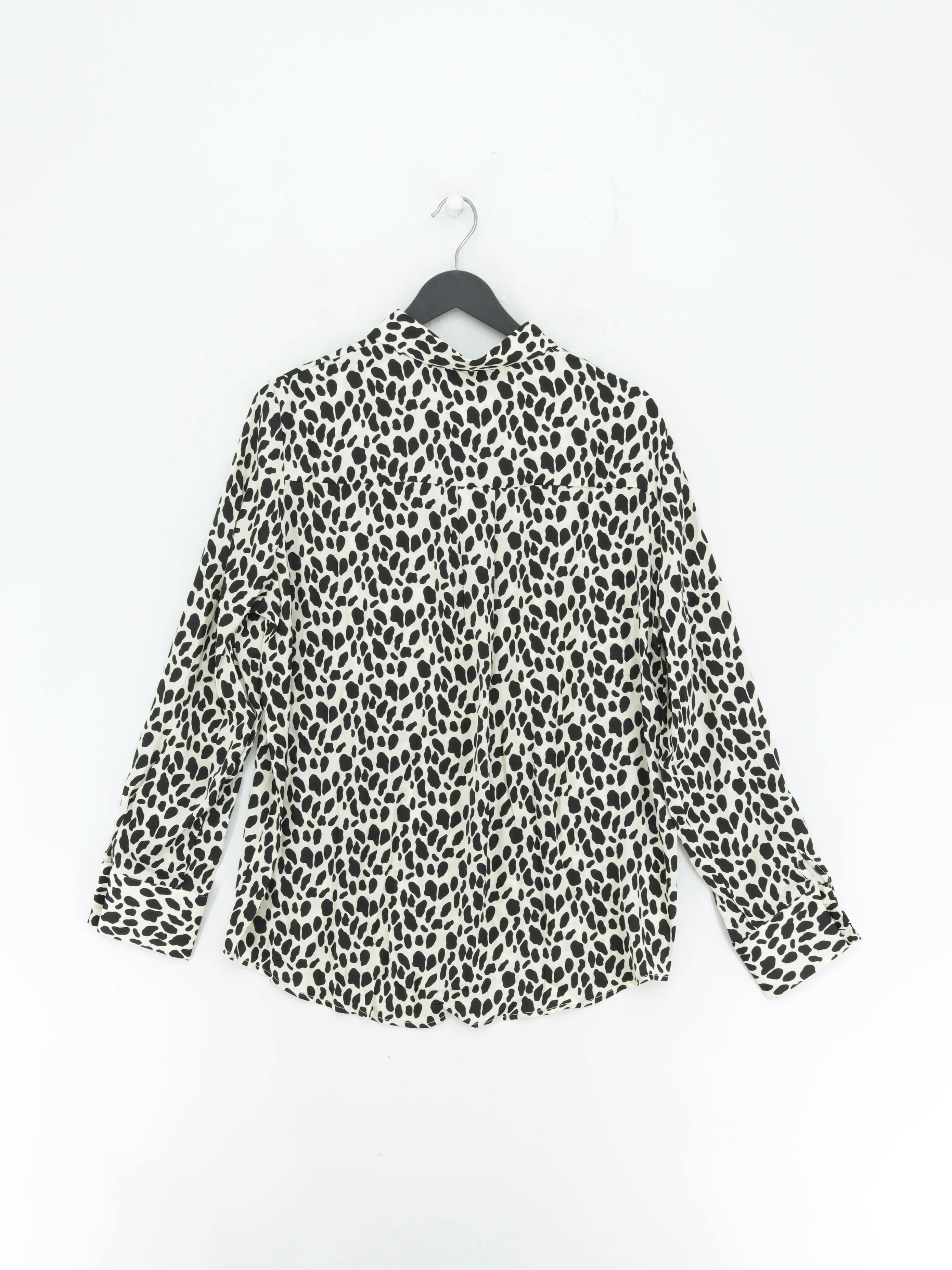 MNG Women's Blouse XL White 100% Polyester Basic New with tags - Image 2