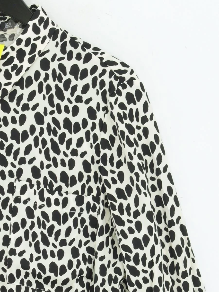 MNG Women's Blouse XL White 100% Polyester Basic New with tags - Image 4