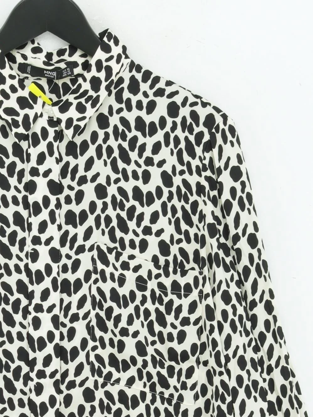 MNG Women's Blouse XL White 100% Polyester Basic New with tags - Image 4