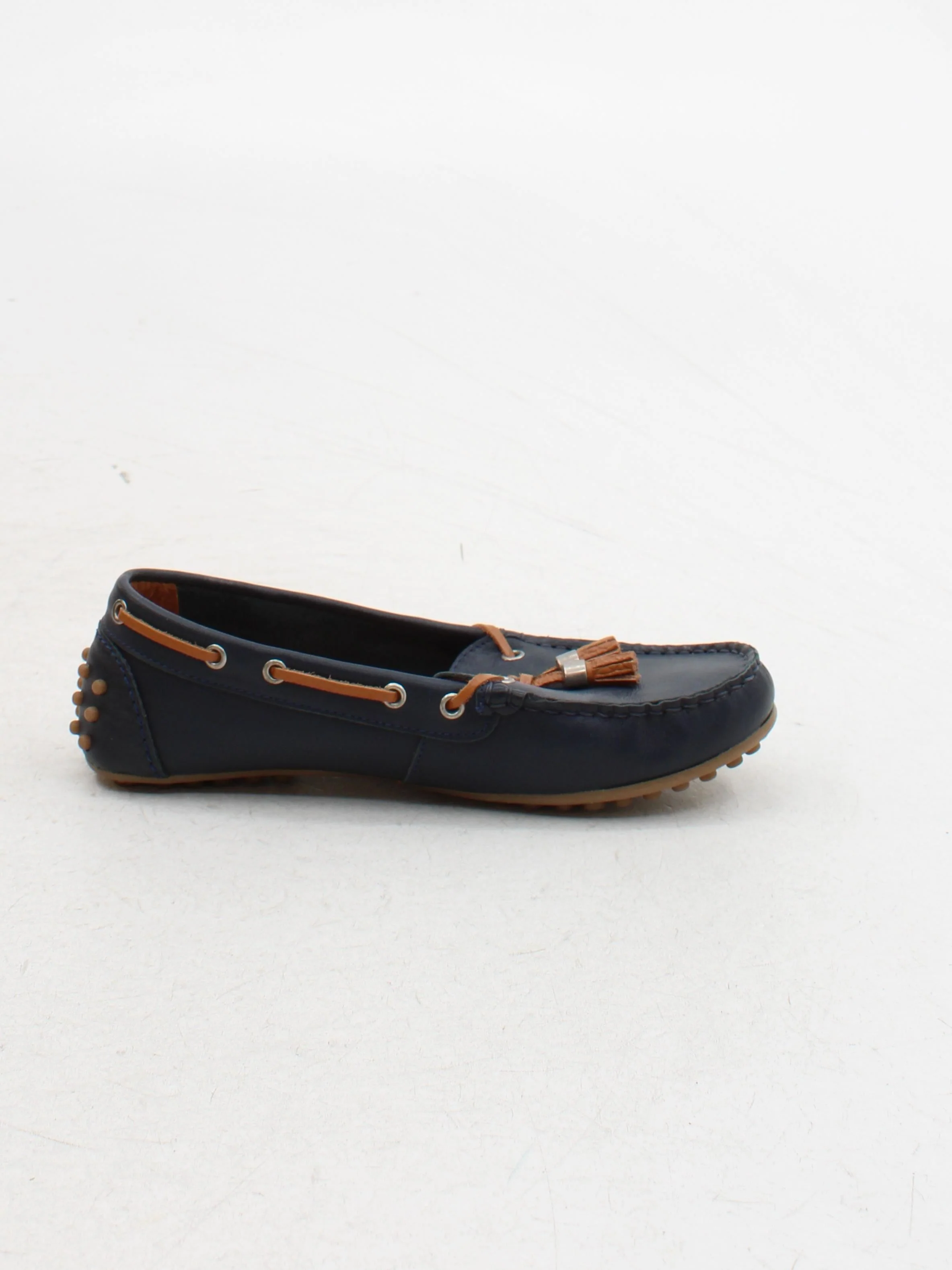 Moda In Pelle Men's Shoes UK 4 Blue 100% Leather Loafer - Image 5