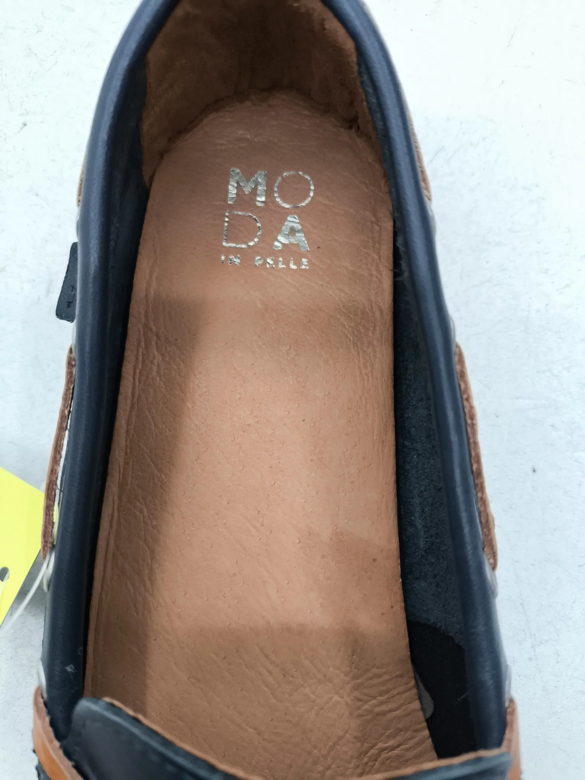 Moda In Pelle Men's Shoes UK 4 Blue 100% Leather Loafer - Image 6
