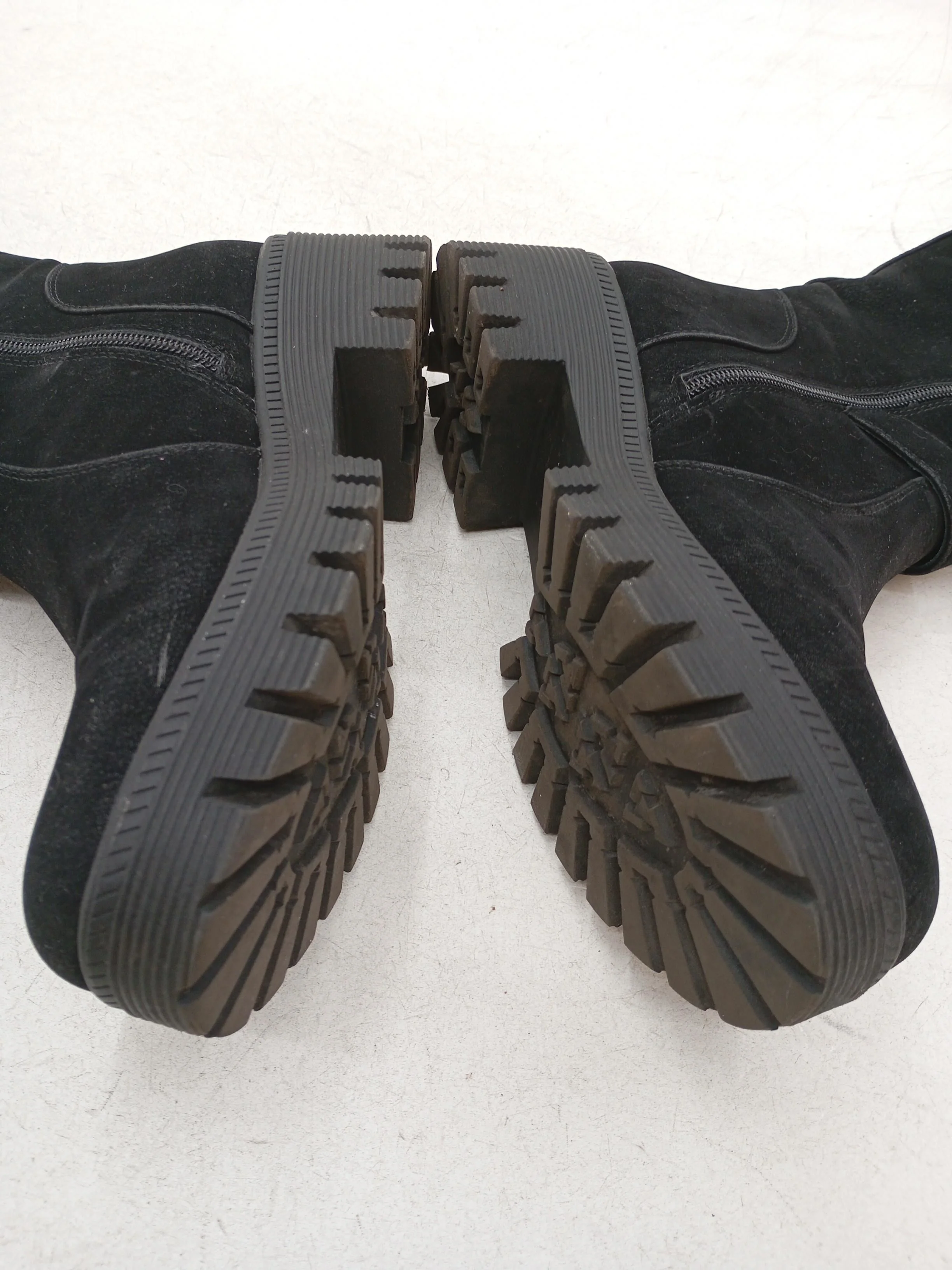 Moda In Pelle Women's Boots UK 6 Black 100% Suede Combat - Image 7
