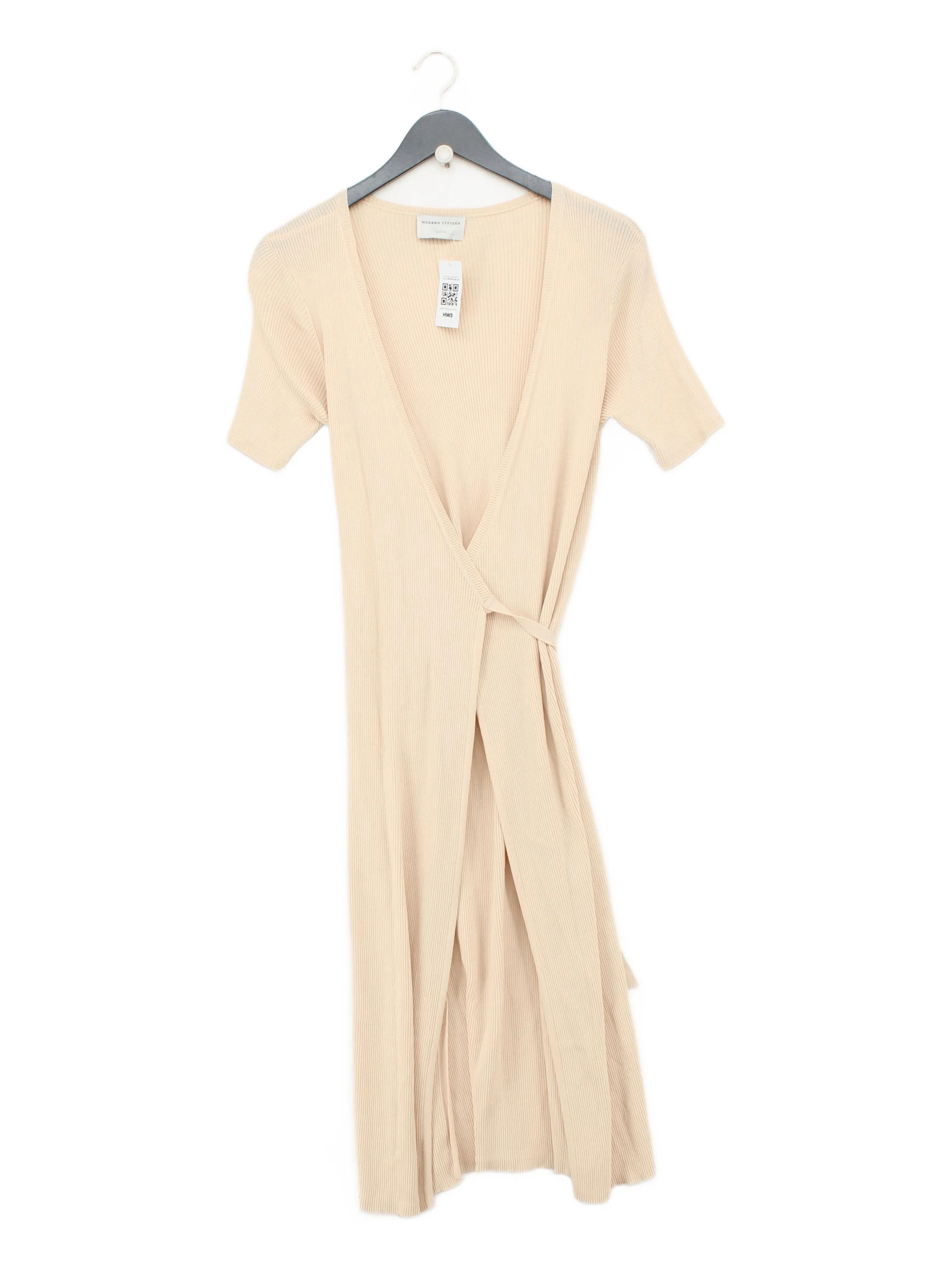 Modern Citizen Wrap Midi Dress M in Cream