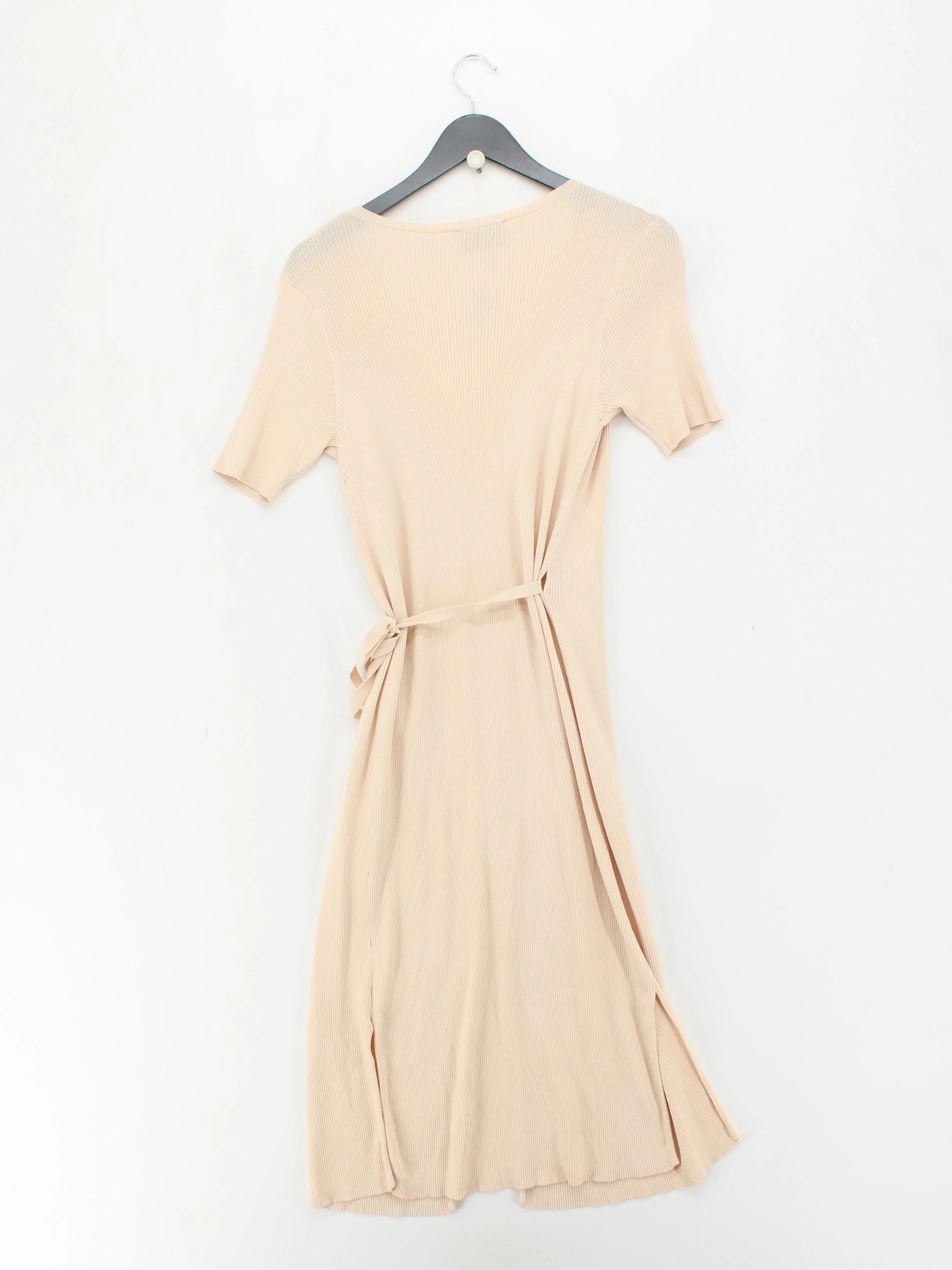 Modern Citizen Wrap Midi Dress M in Cream - Image 2