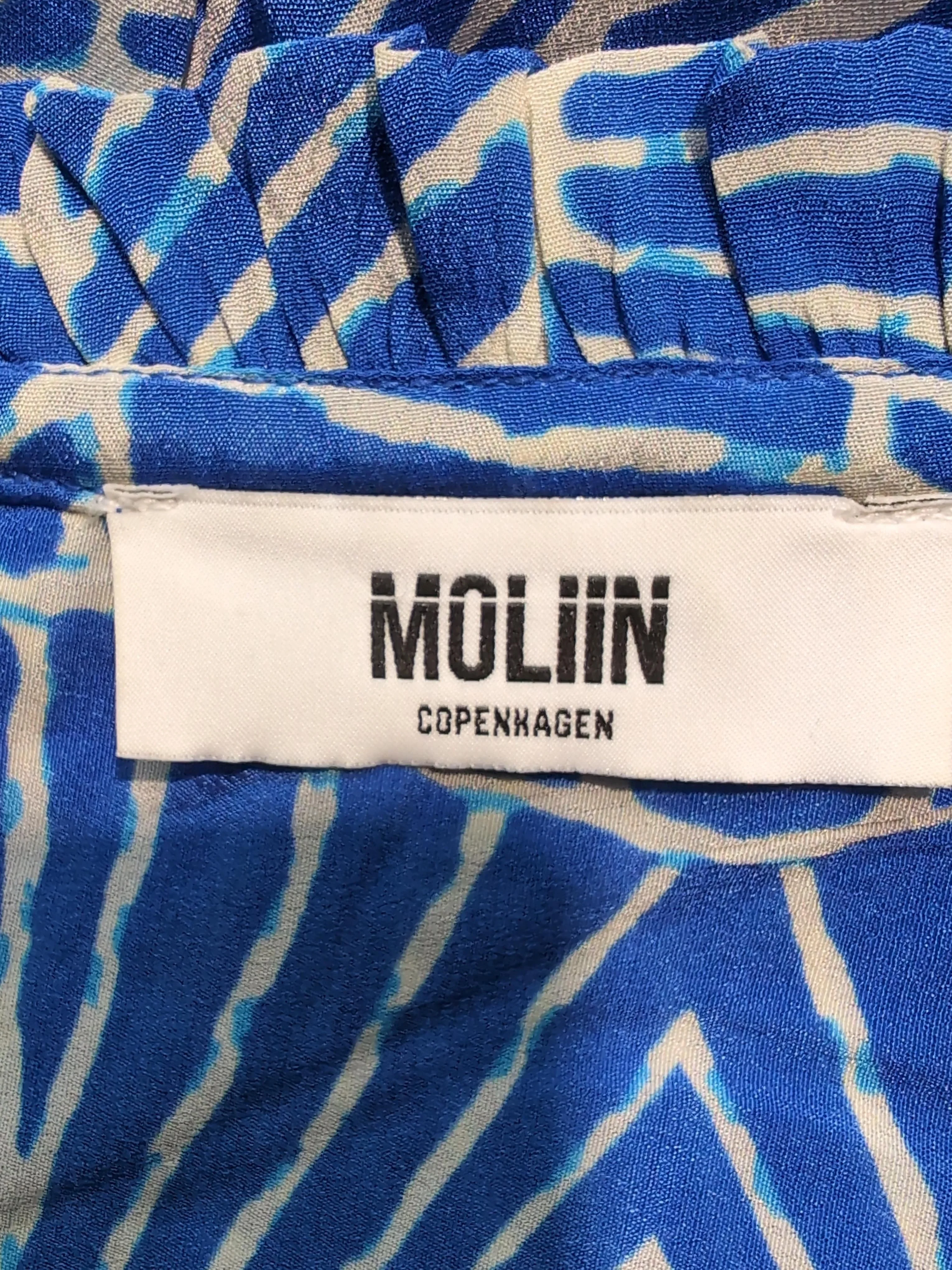 Moliin Copenhagen Women's Top M Blue 100% Viscose Tunic - Image 5
