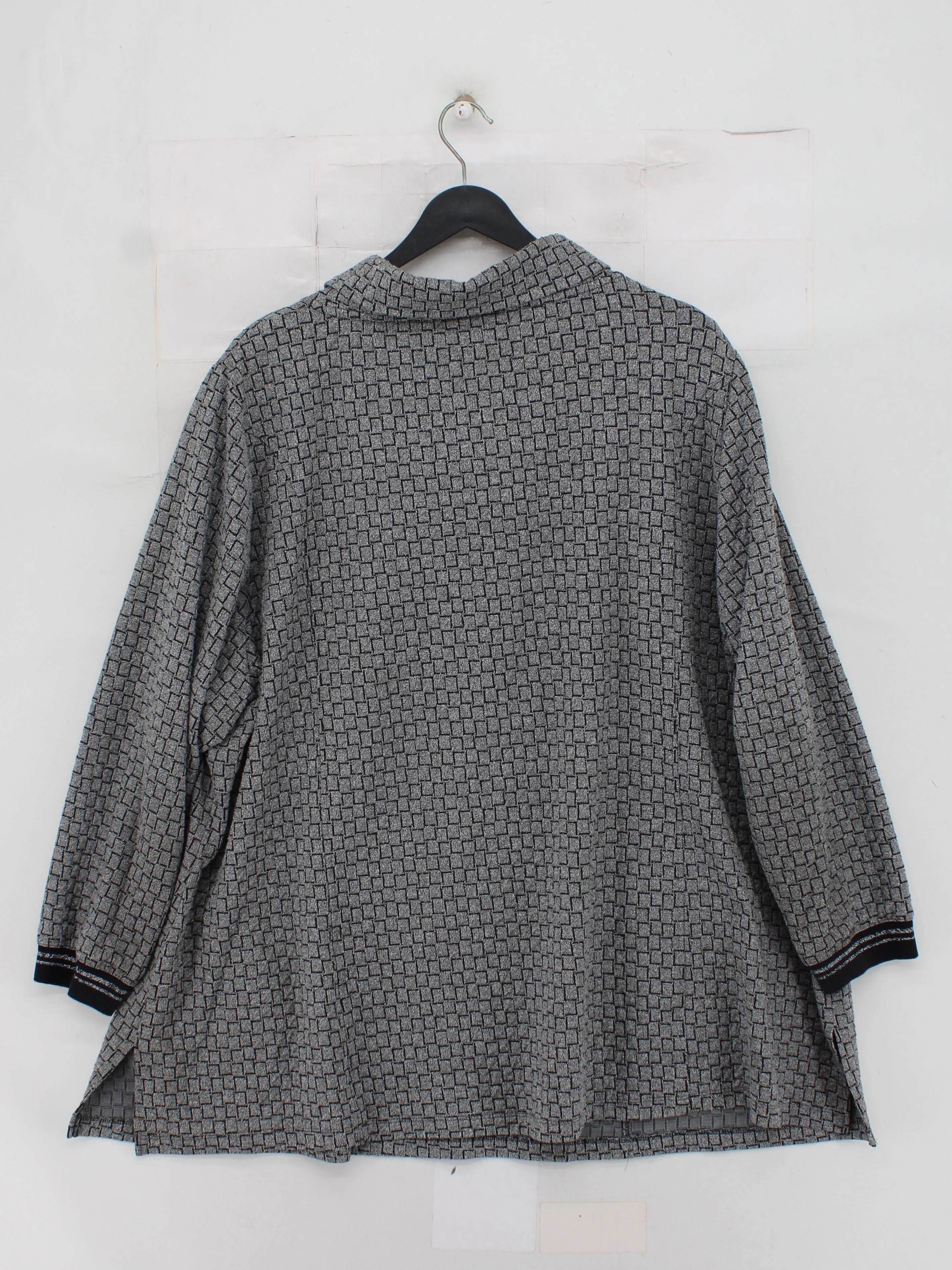 Mona Lisa Women's Top L Grey Viscose with Polyester, Elastane Tunic - Image 2