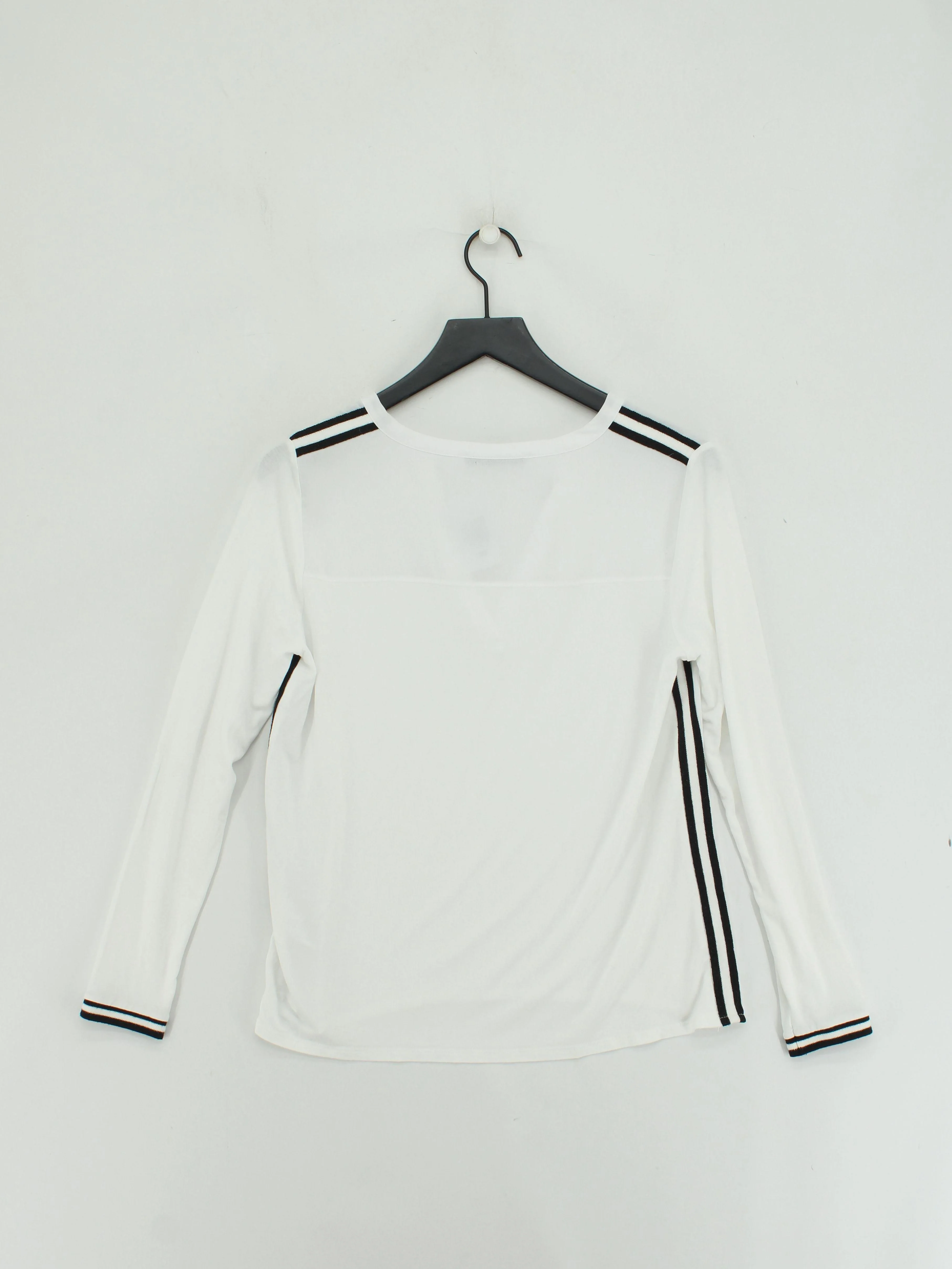 Monari Women's Top UK 10 White Polyester with Viscose, Elastane Basic - Image 2