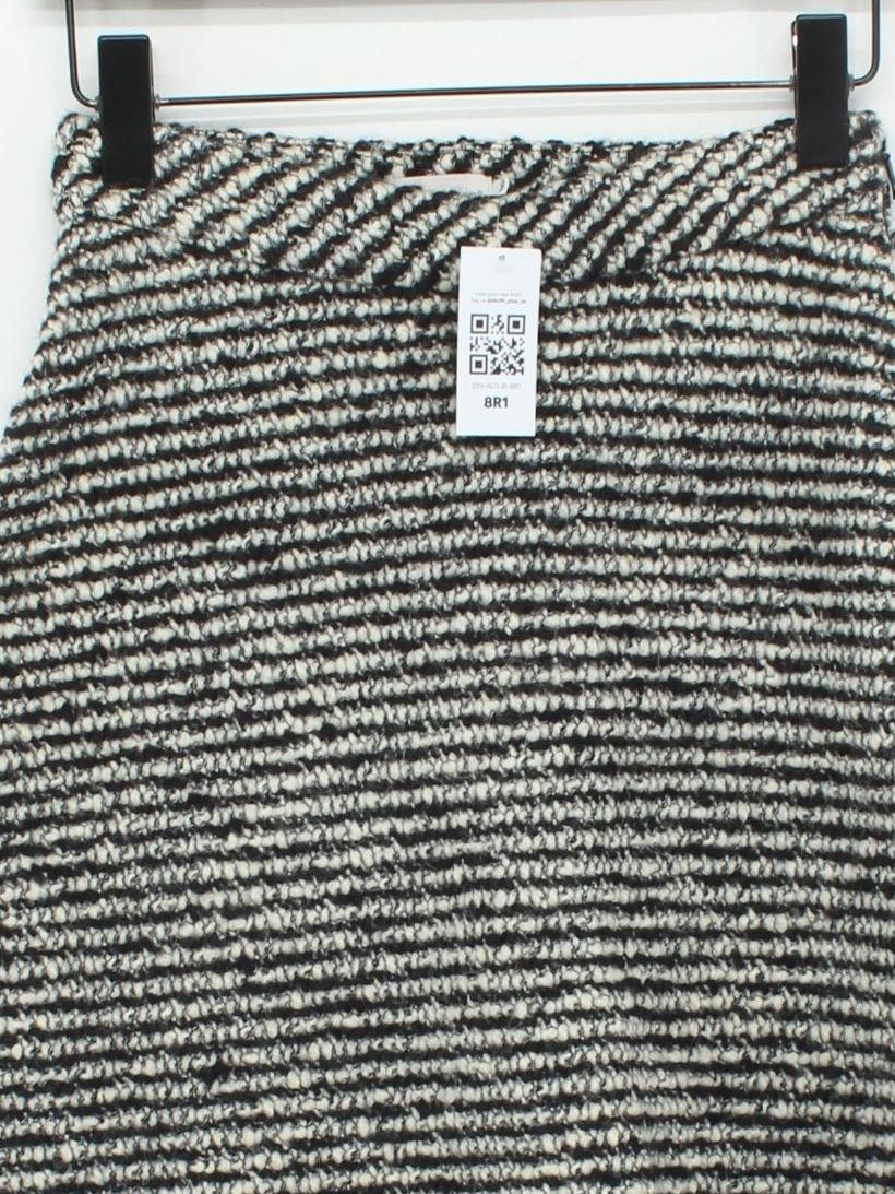 Moncler Women's Mini Skirt UK 12 Multi Striped Wool with Polyamide Short Mini - Image 3