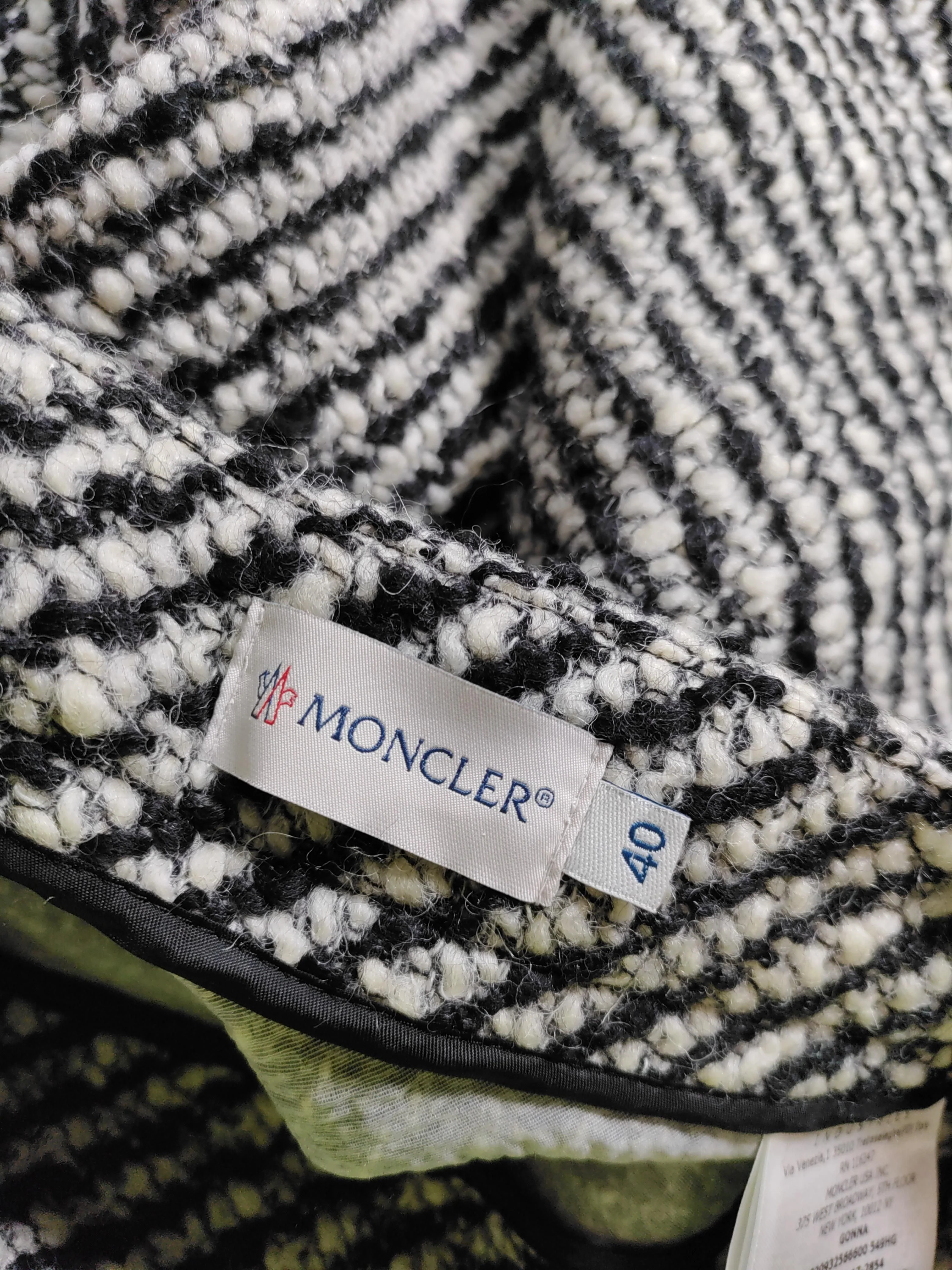 Moncler Women's Mini Skirt UK 12 Multi Striped Wool with Polyamide Short Mini - Image 5