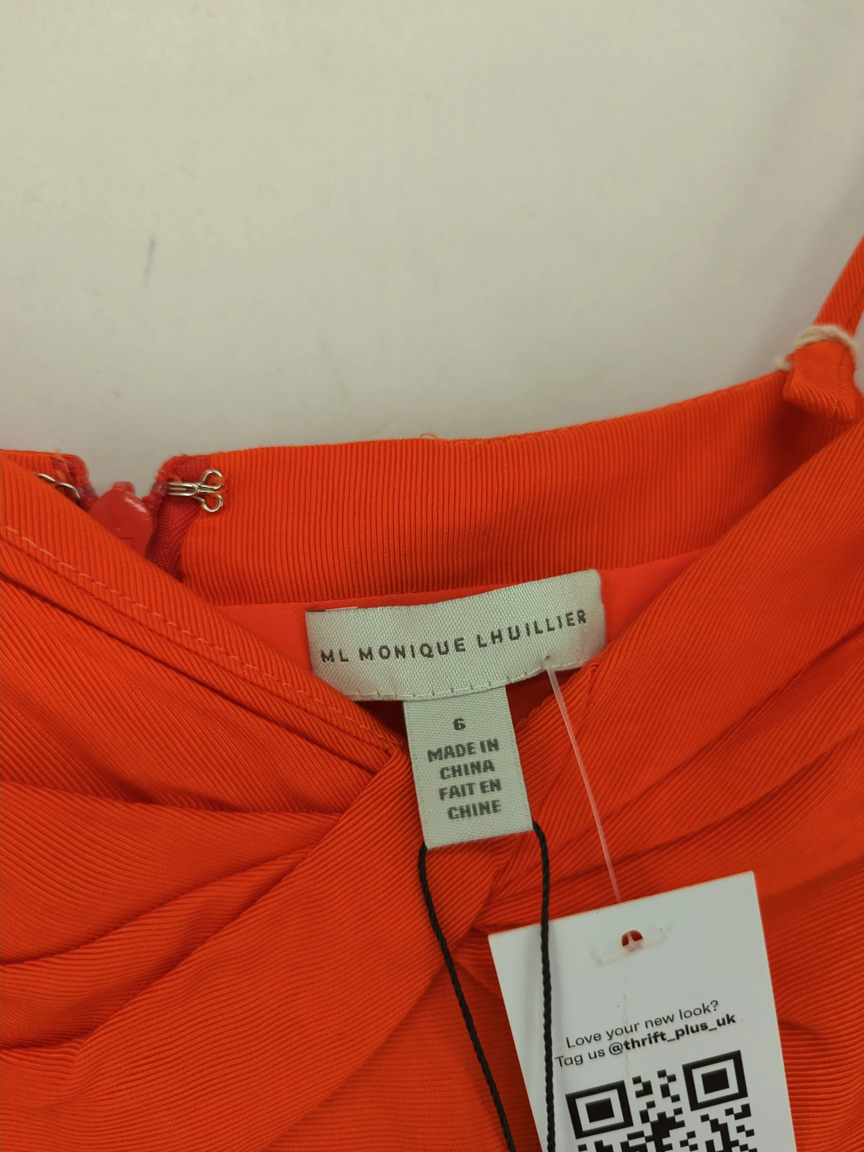 Monique Lhuillier Maxi Dress UK6 in Orange - Image 5