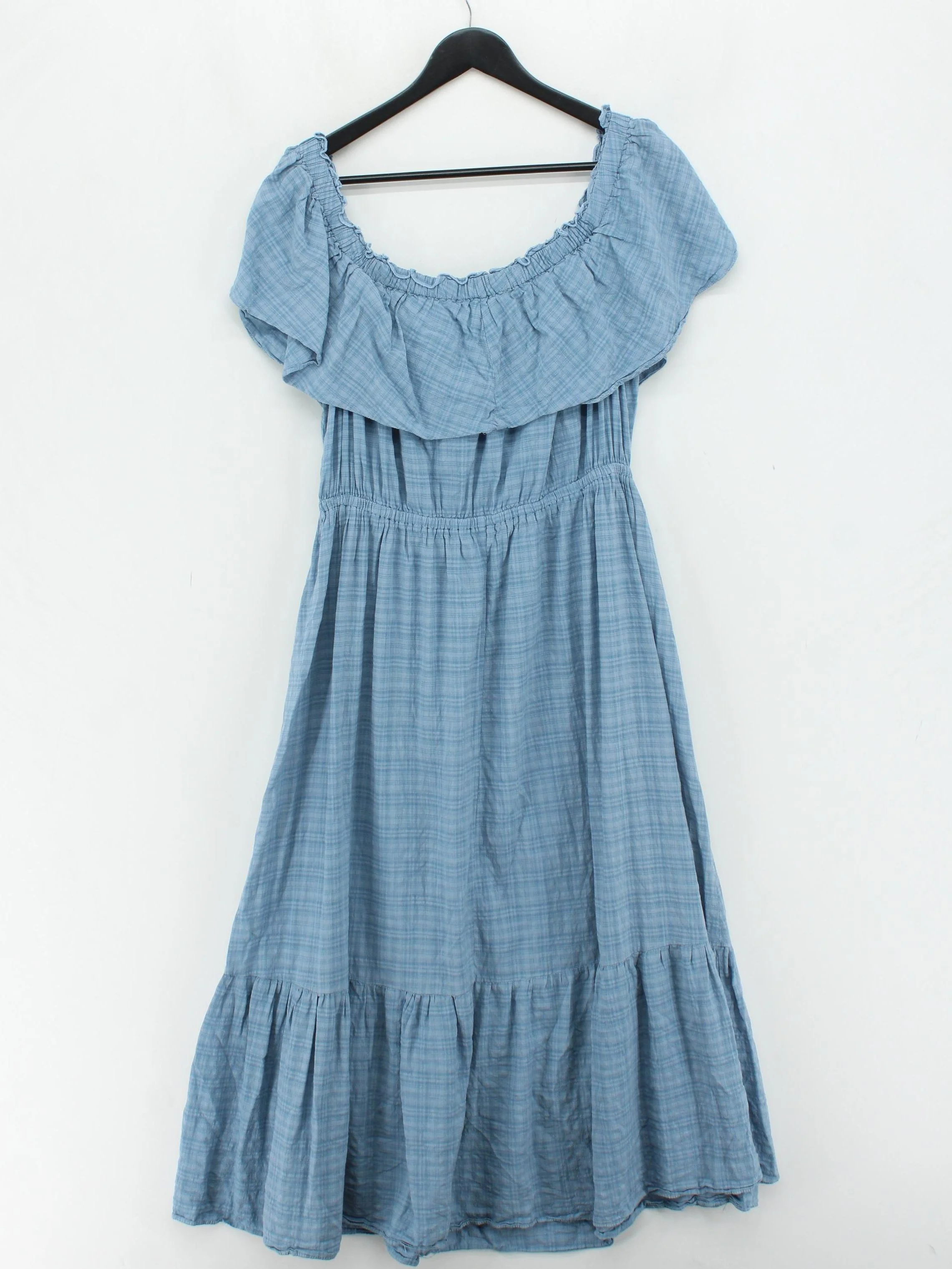 Monsoon A-Line Midi Dress L in Blue - Image 2
