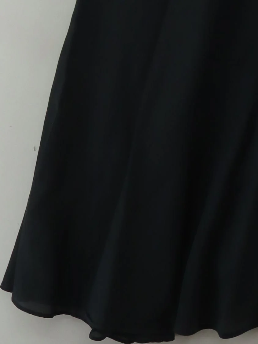 Monsoon A-Line Midi Dress UK12 in Black - Image 4