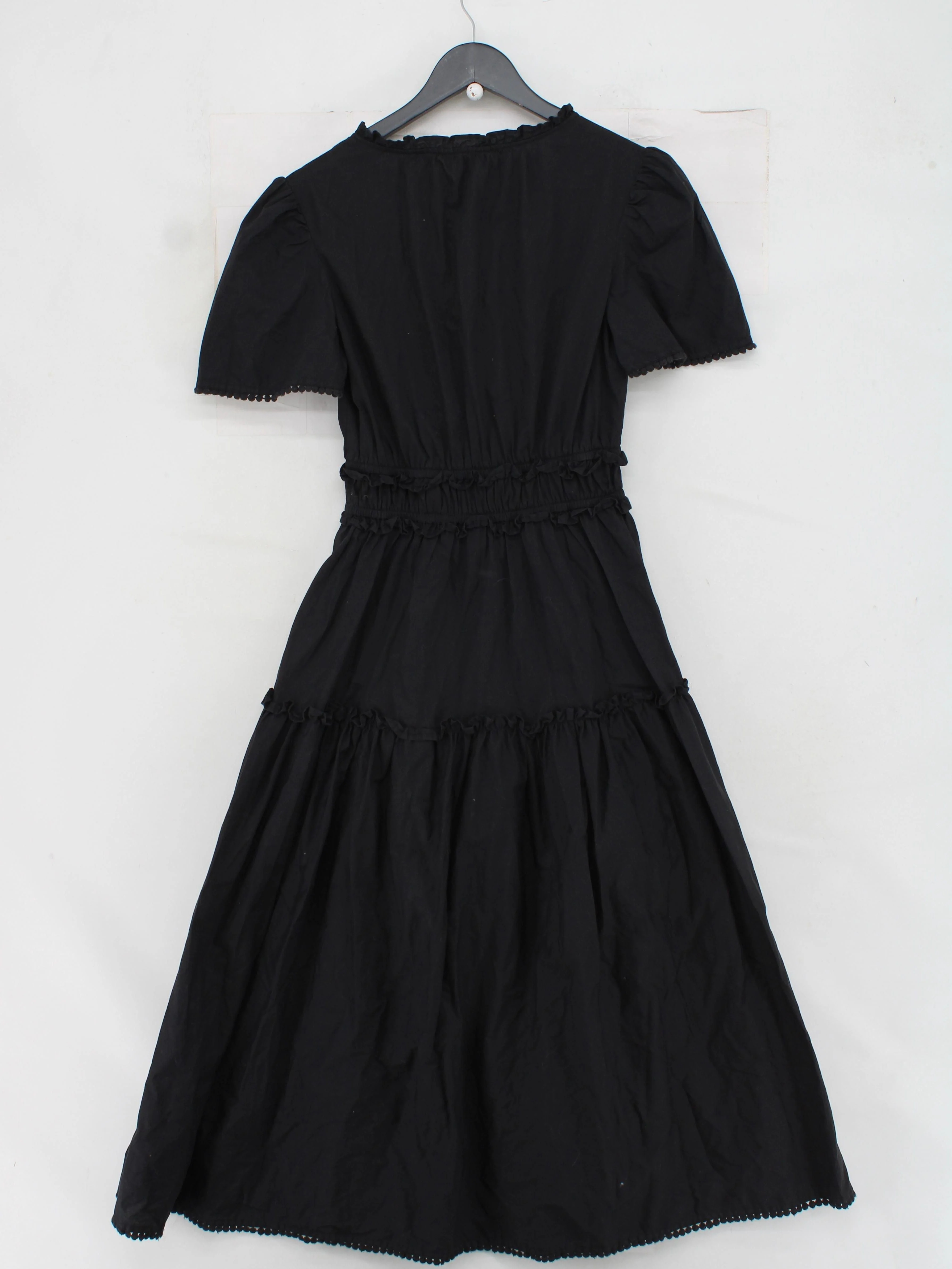 Monsoon A-Line Midi Dress UK8 in Black - Image 2