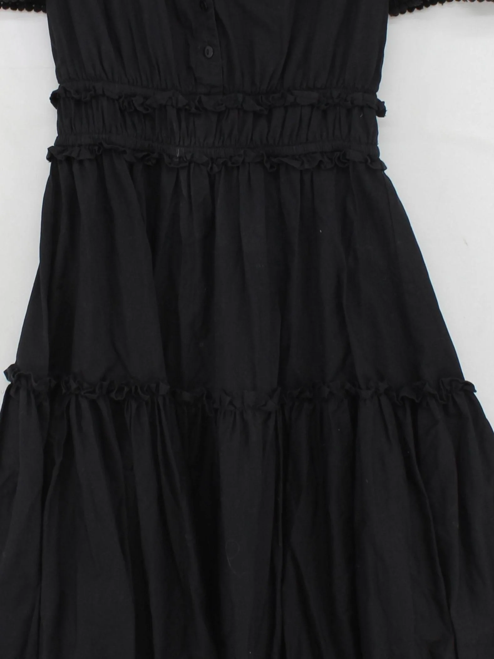 Monsoon A-Line Midi Dress UK8 in Black - Image 3