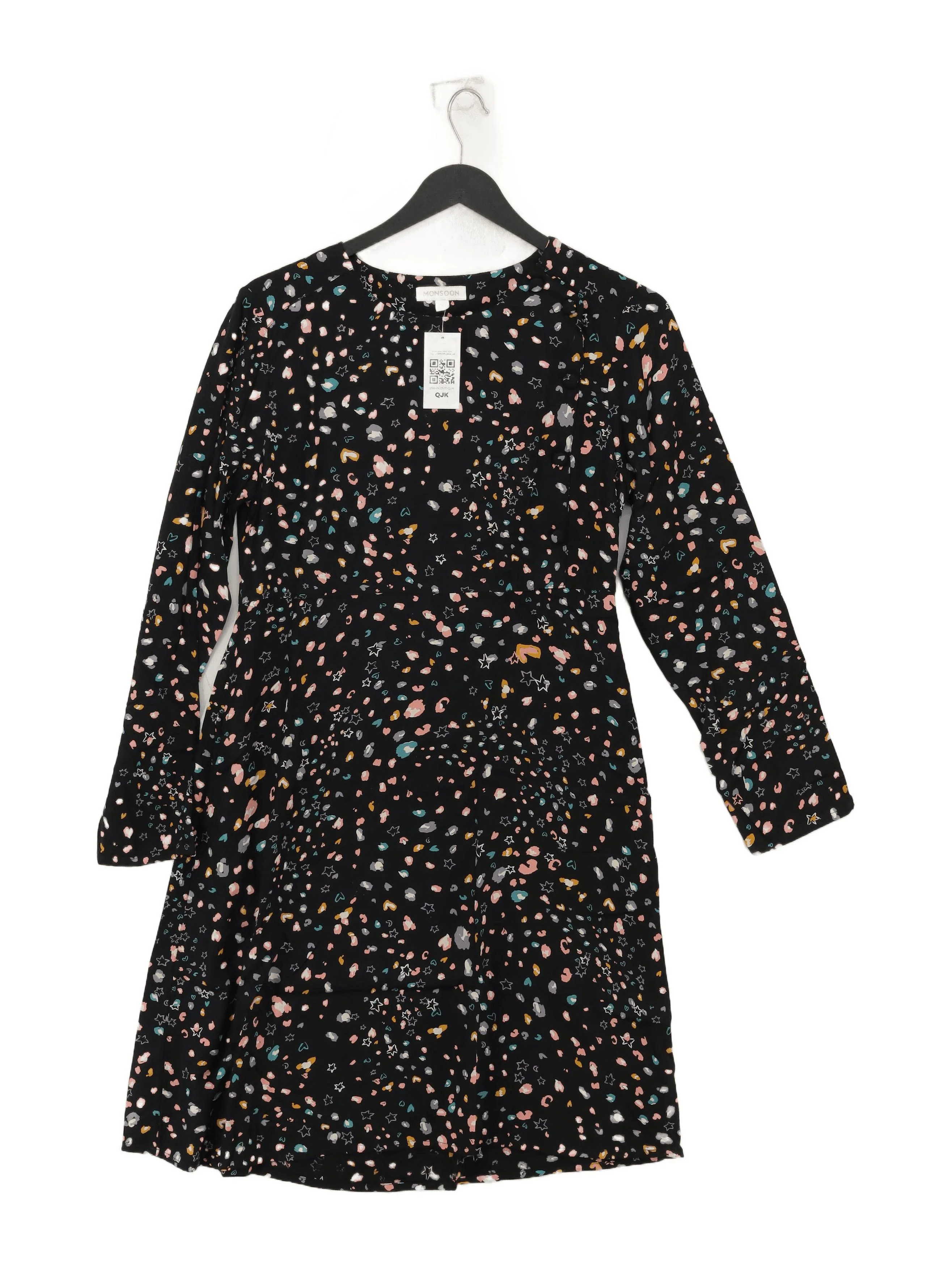 Monsoon A-Line Mini Dress S in Black