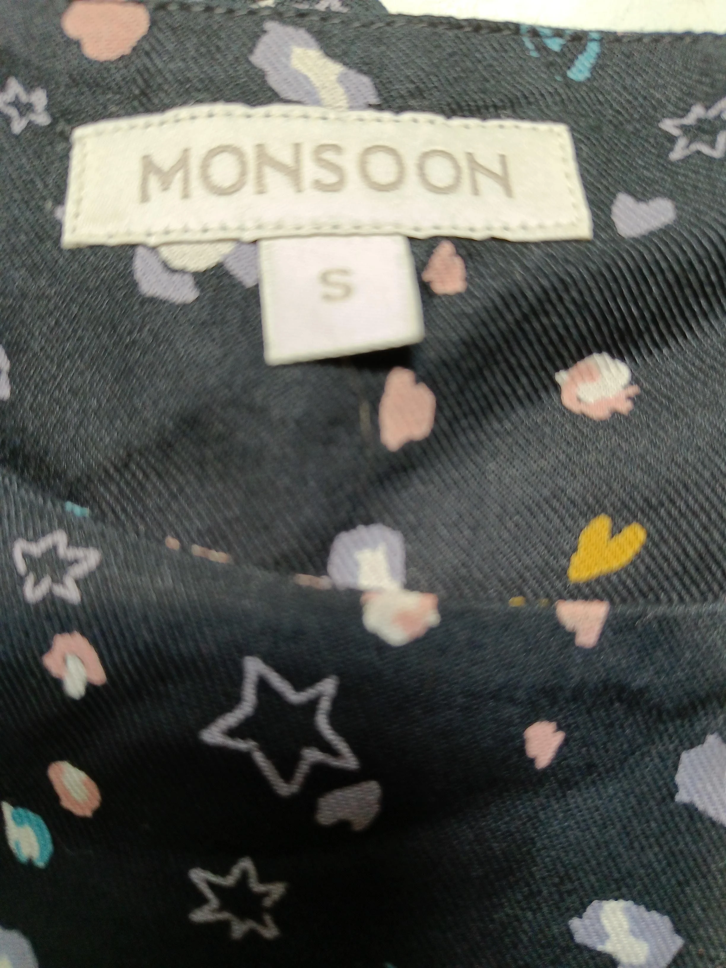 Monsoon A-Line Mini Dress S in Black - Image 5