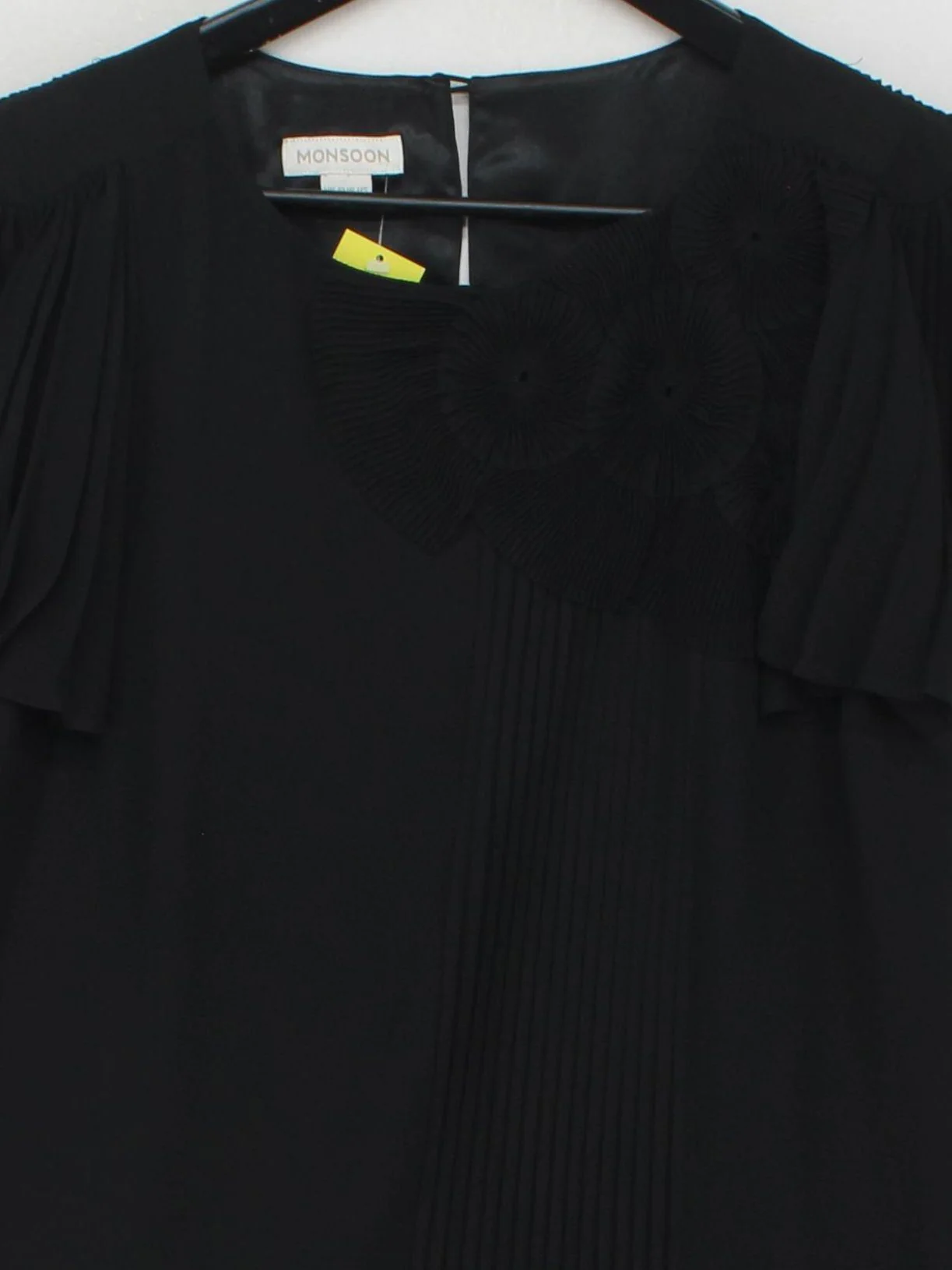 Monsoon A-Line Mini Dress UK12 in Black - Image 3