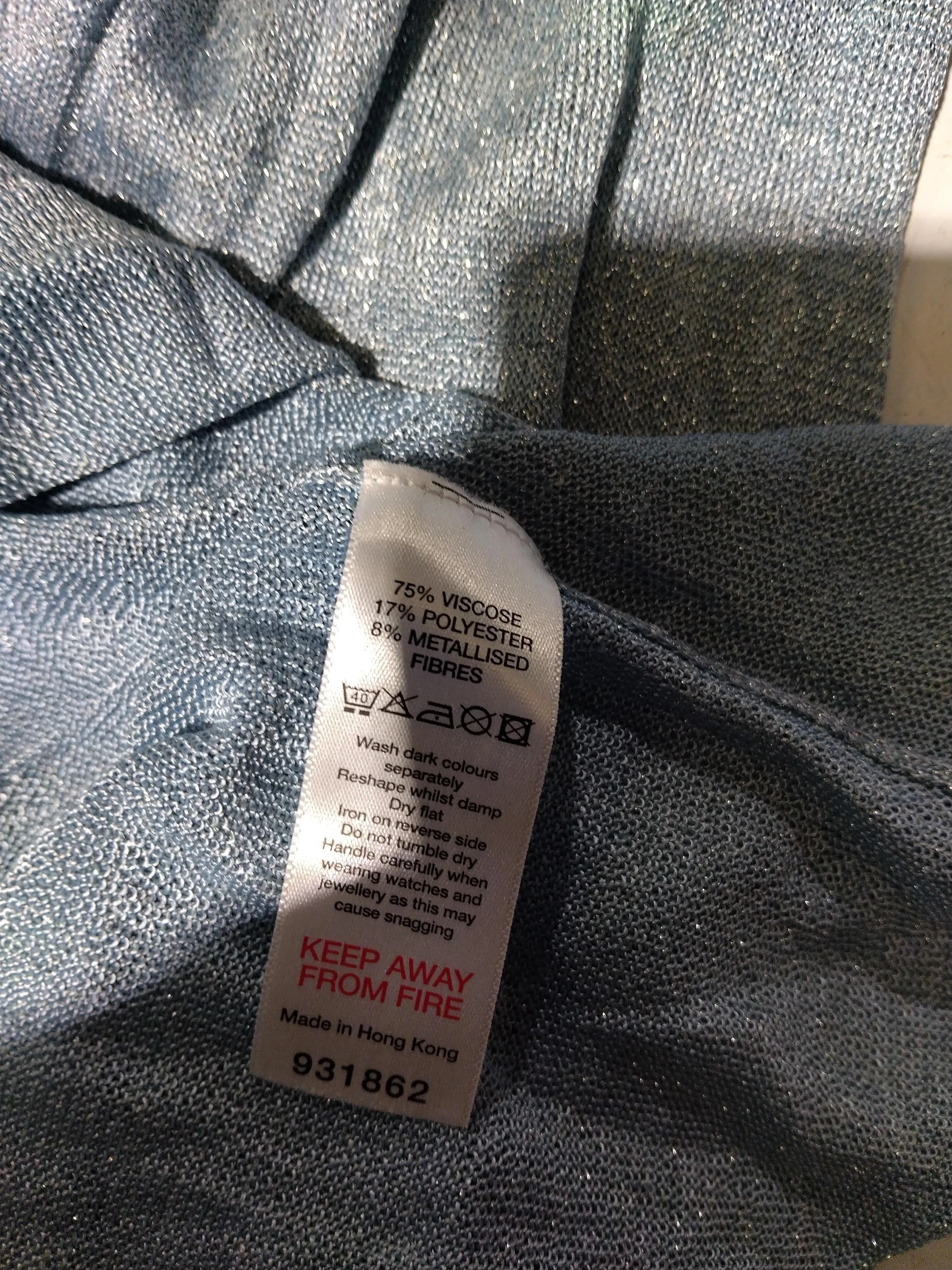 Monsoon A-Line Mini Dress UK12 in Blue - Image 6