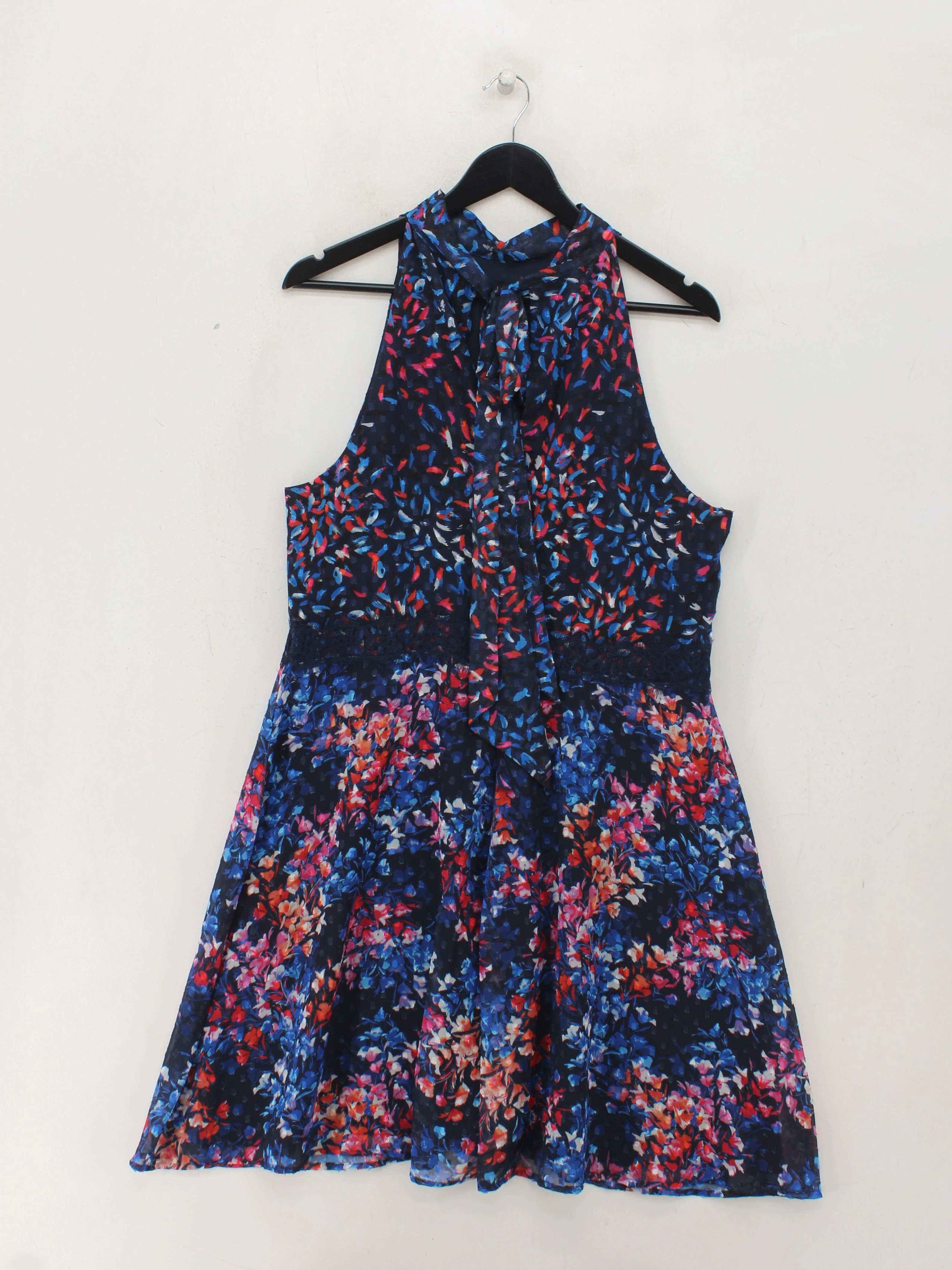 Monsoon A-Line Mini Dress UK18 in Blue - Image 2