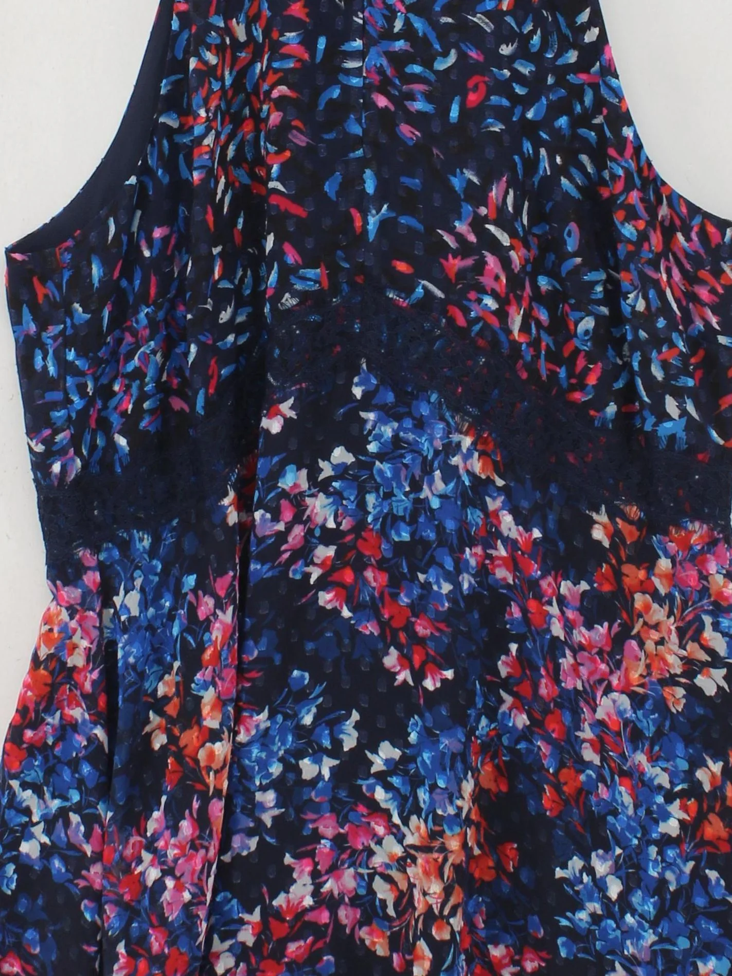 Monsoon A-Line Mini Dress UK18 in Blue - Image 3