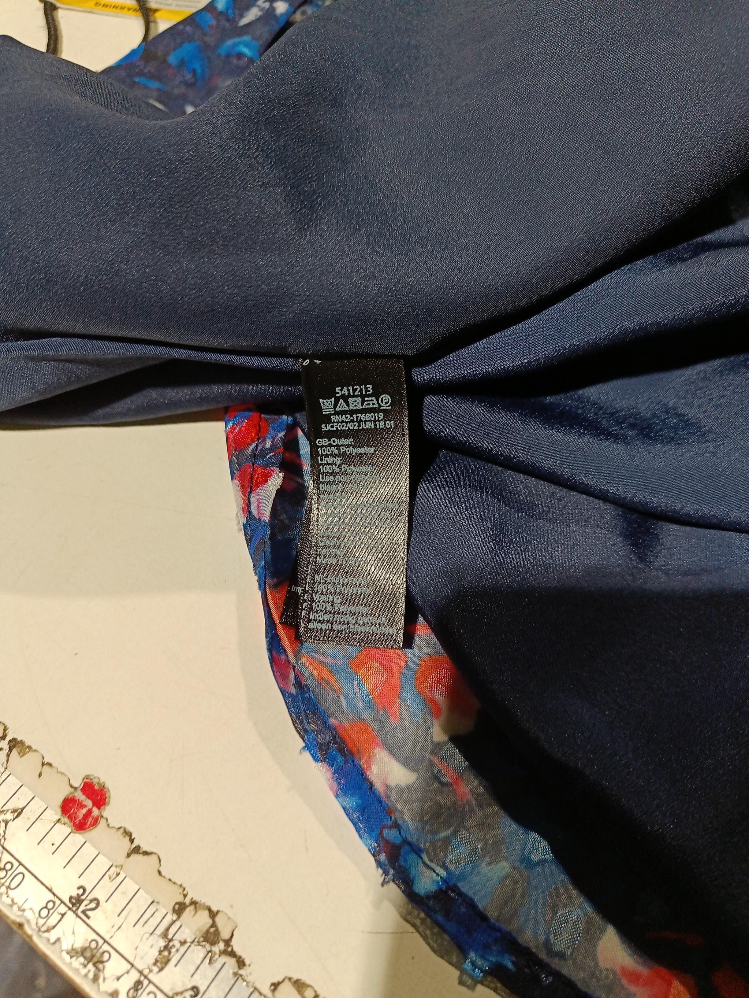 Monsoon A-Line Mini Dress UK18 in Blue - Image 6