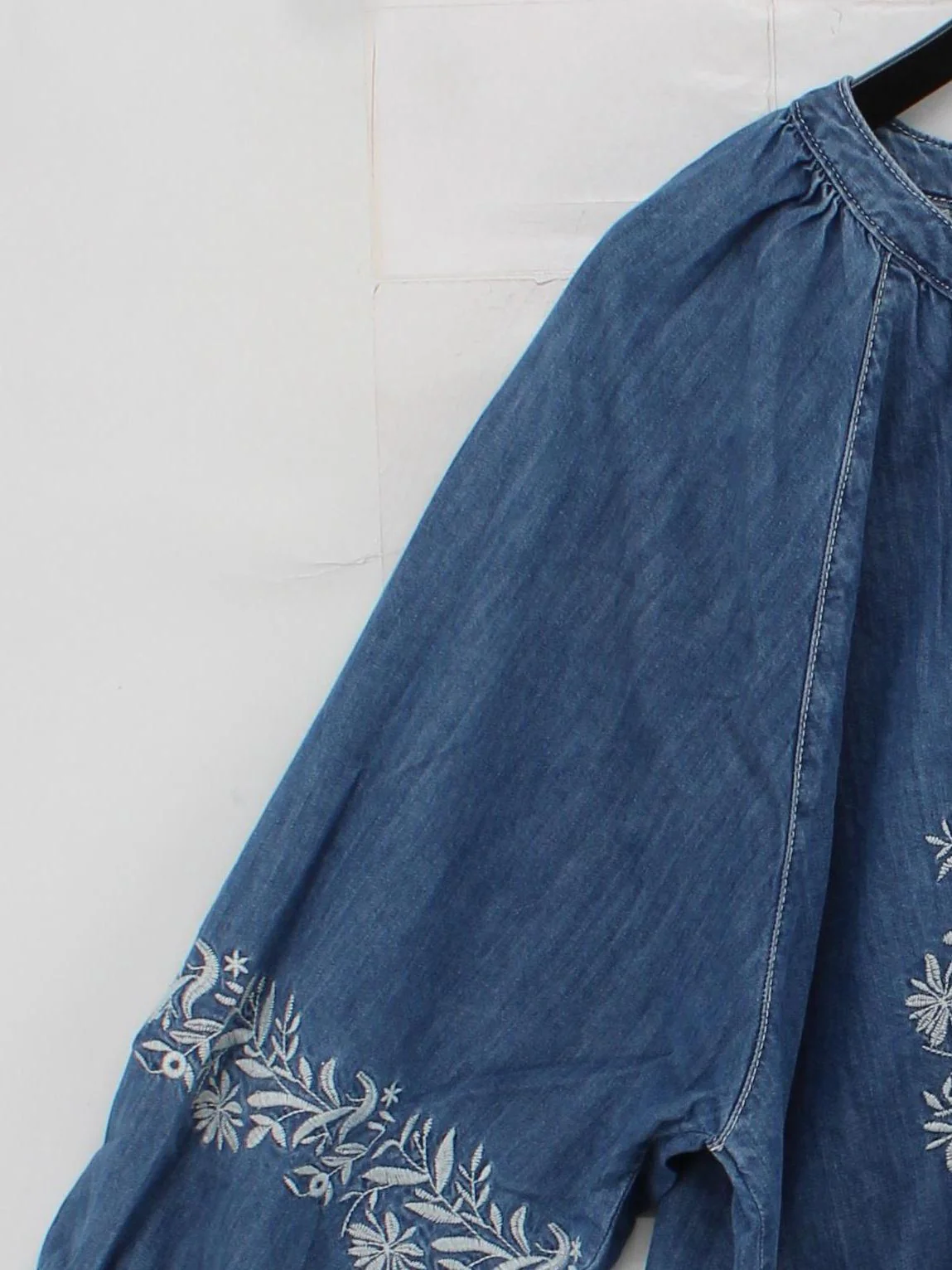 Monsoon A-Line Mini Dress UK22 in Blue - Image 4