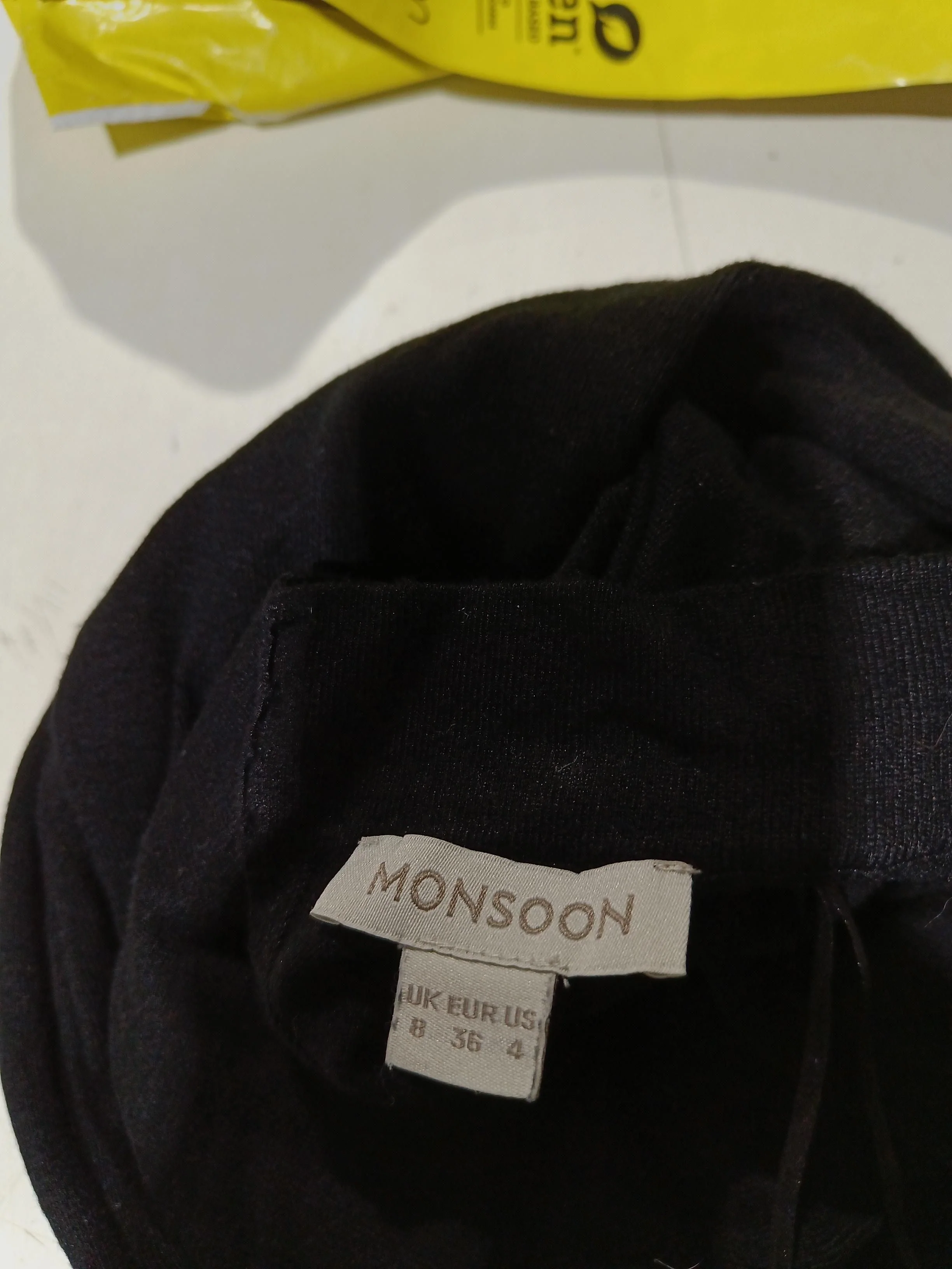 Monsoon A-Line Mini Dress UK8 in Black - Image 6