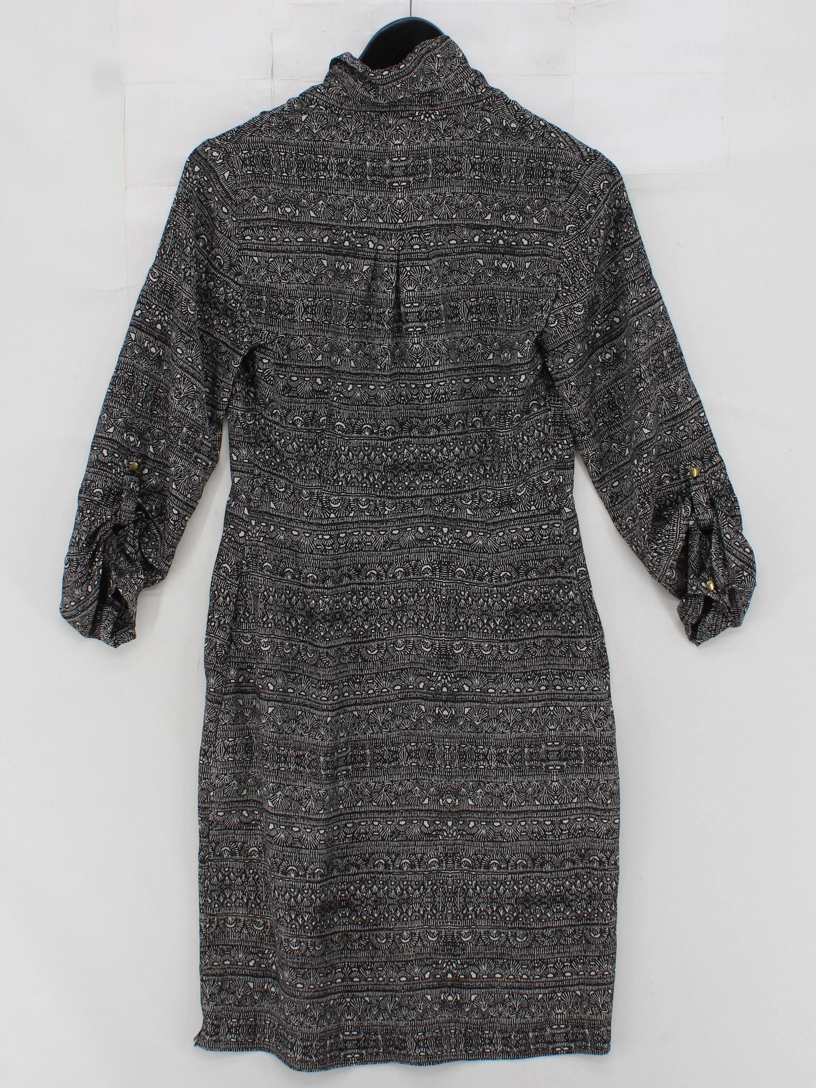Monsoon A-Line Mini Dress UK8 in Grey - Image 2