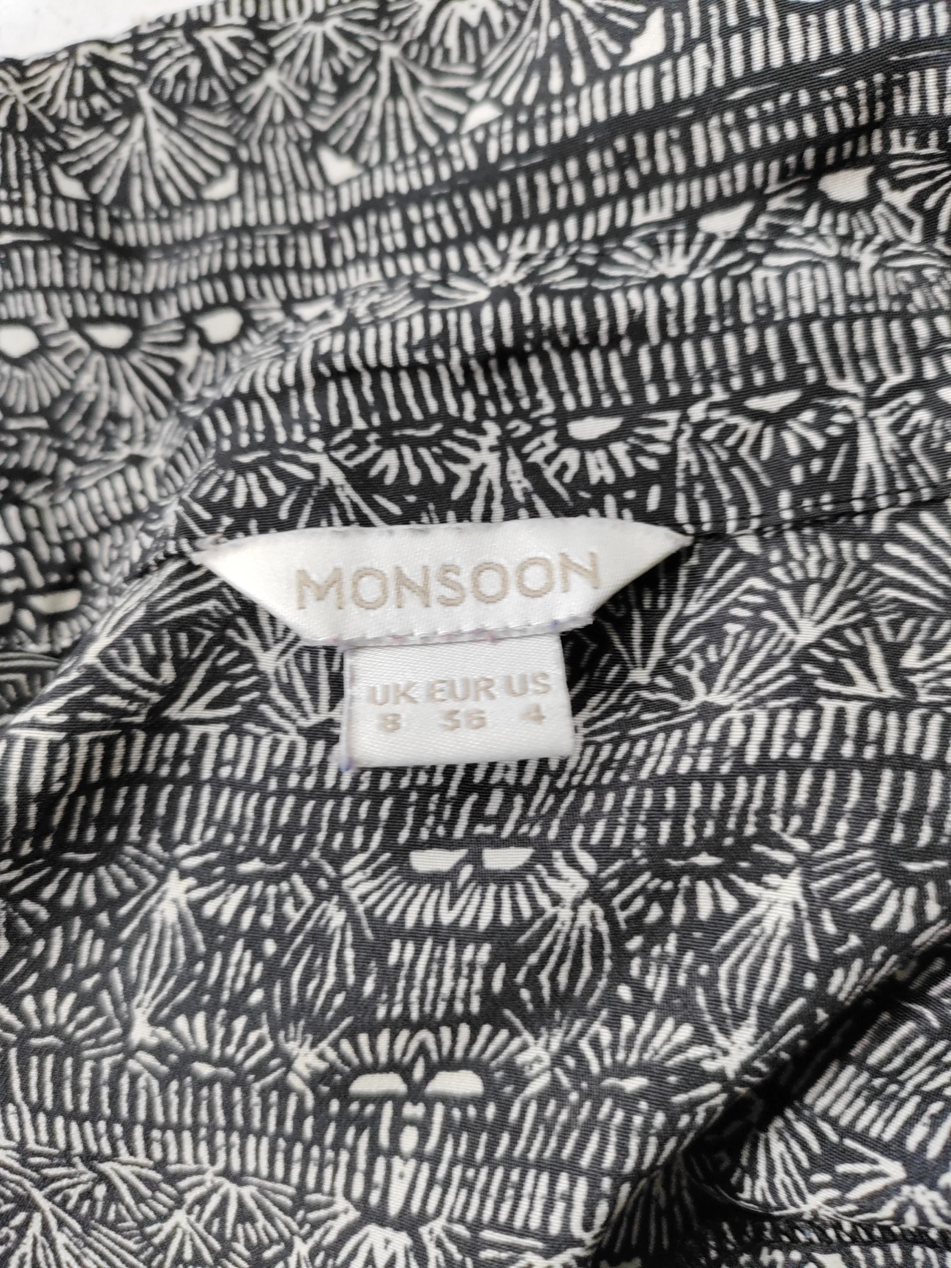 Monsoon A-Line Mini Dress UK8 in Grey - Image 5