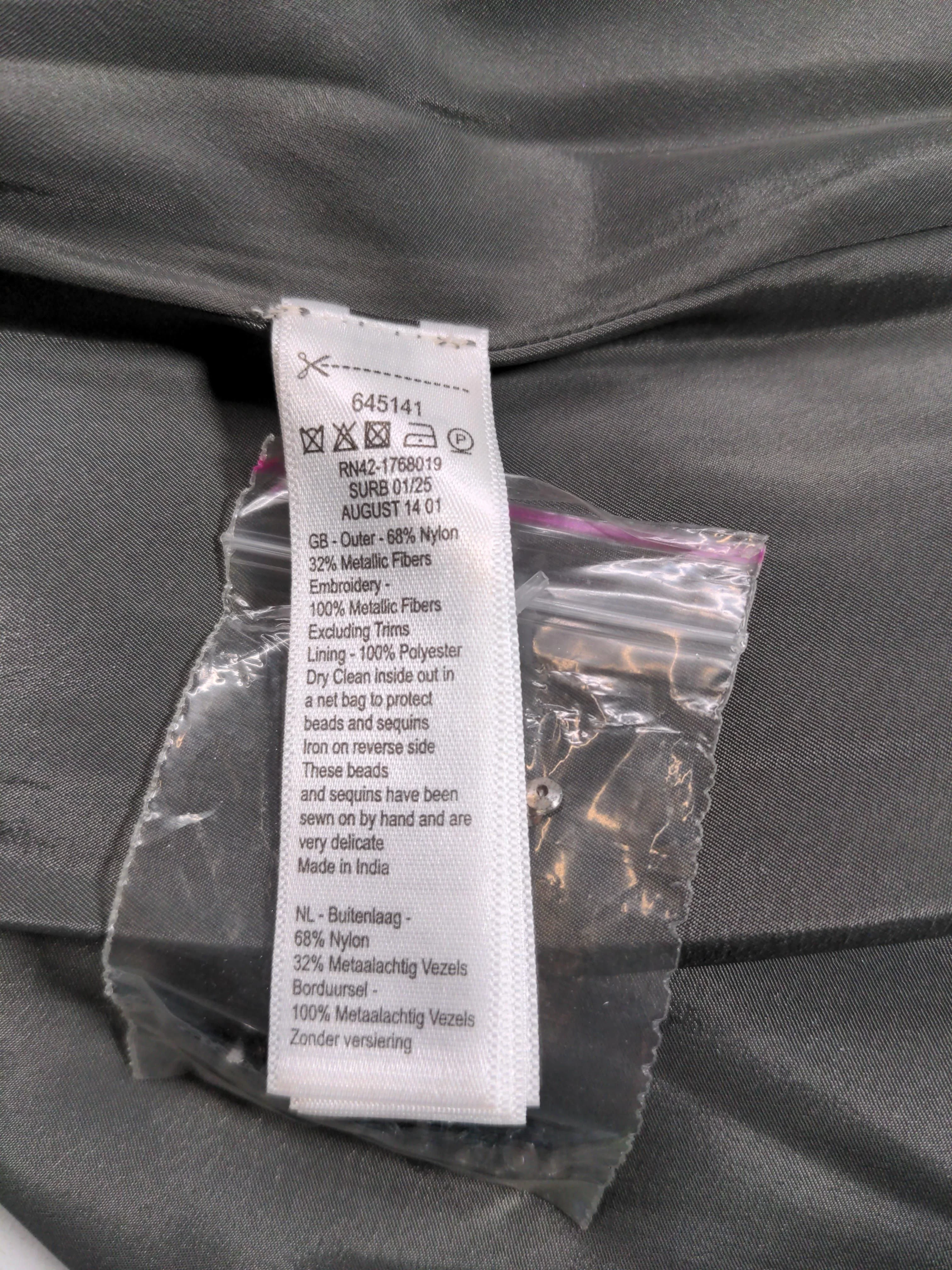 Monsoon A-Line Mini Dress UK8 in Grey - Image 6