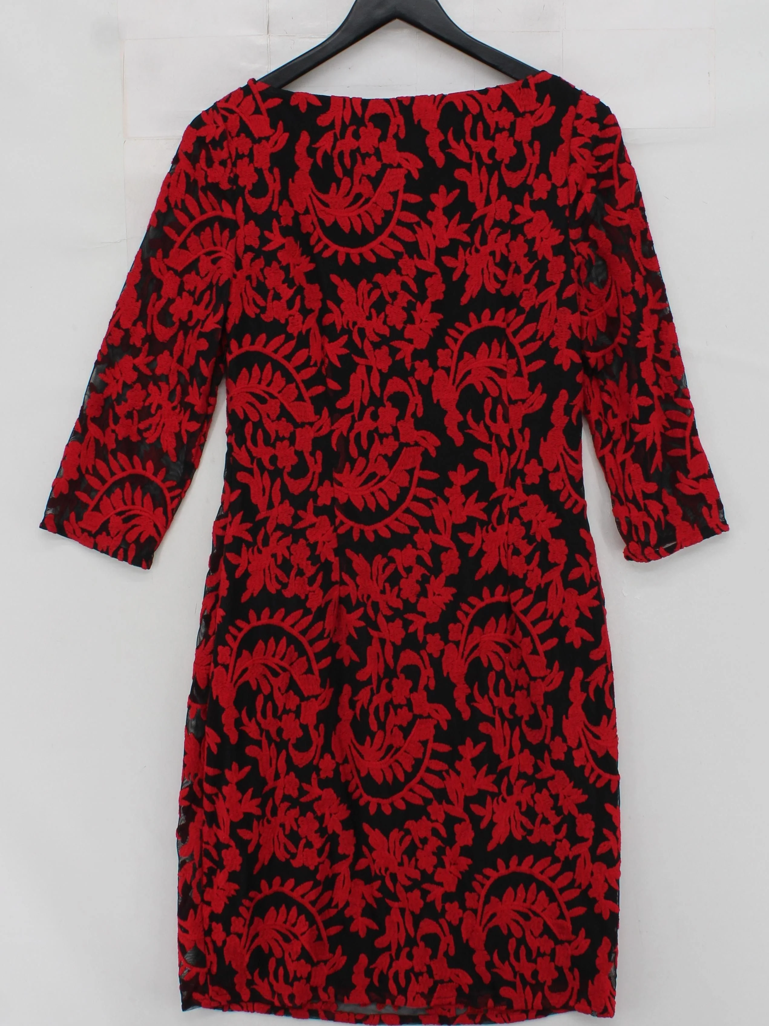 Monsoon Bodycon Midi Dress UK10 in Red - Image 2
