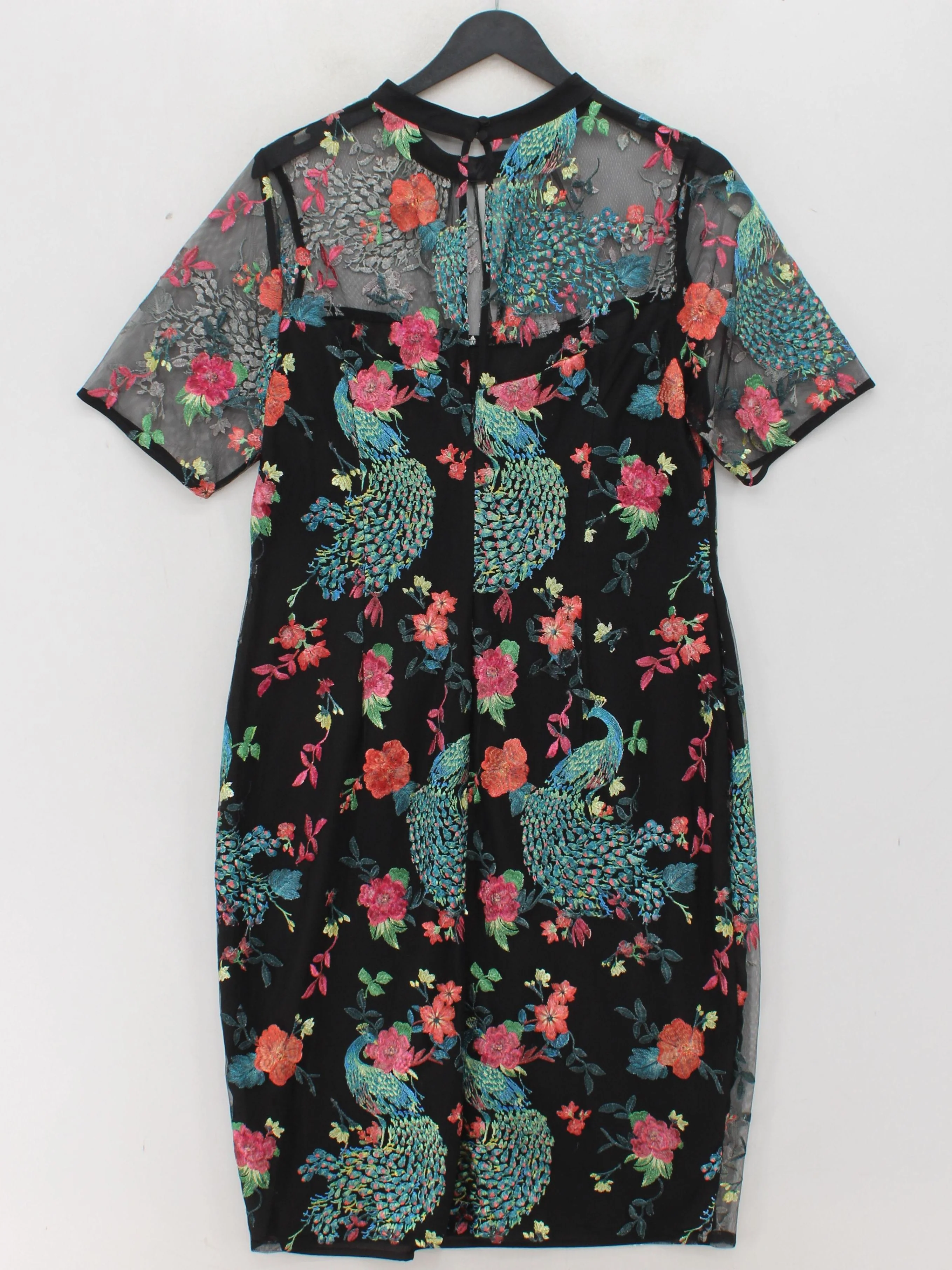 Monsoon Bodycon Midi Dress UK16 in Black - Image 2