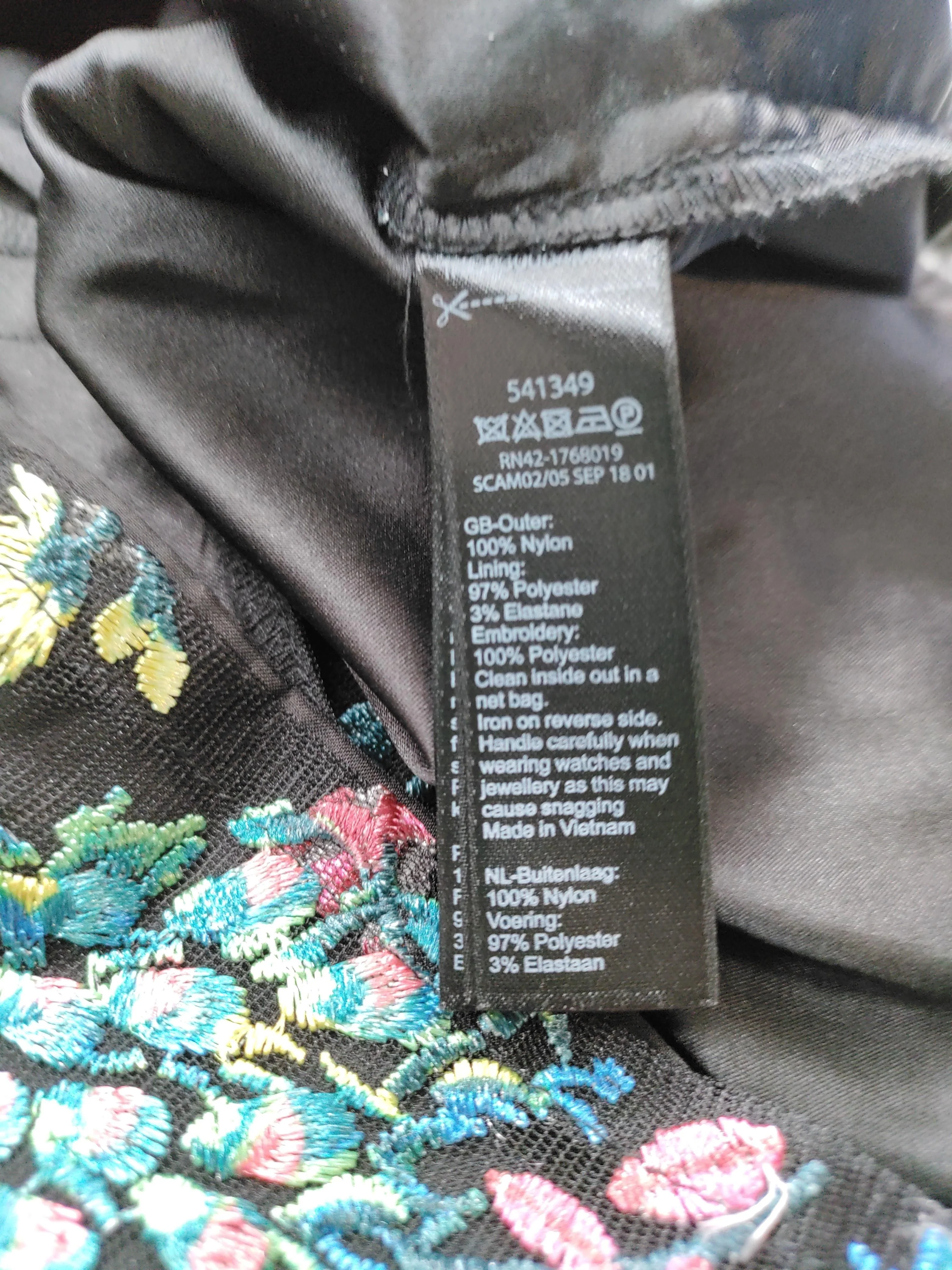 Monsoon Bodycon Midi Dress UK16 in Black - Image 6
