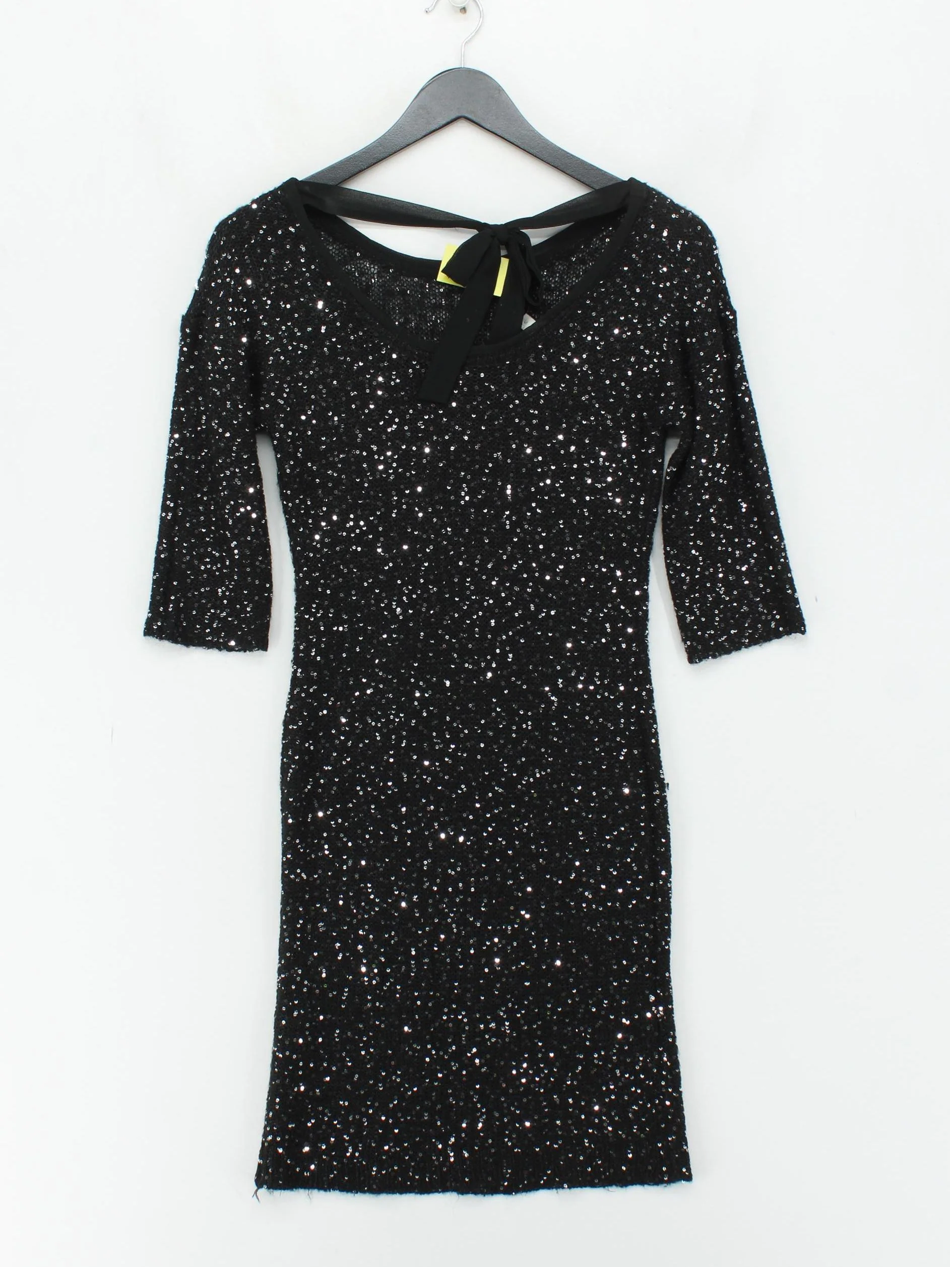 Monsoon Bodycon Mini Dress S in Black - Image 2