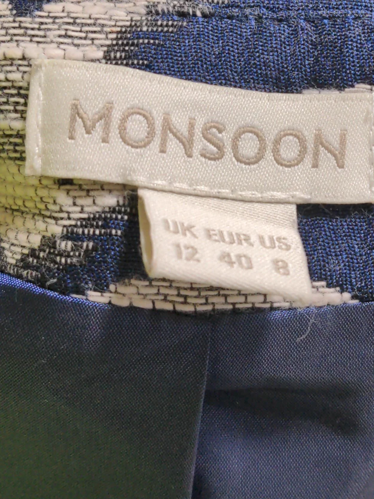 Monsoon Bomber Jacket jacket blue - Image 5