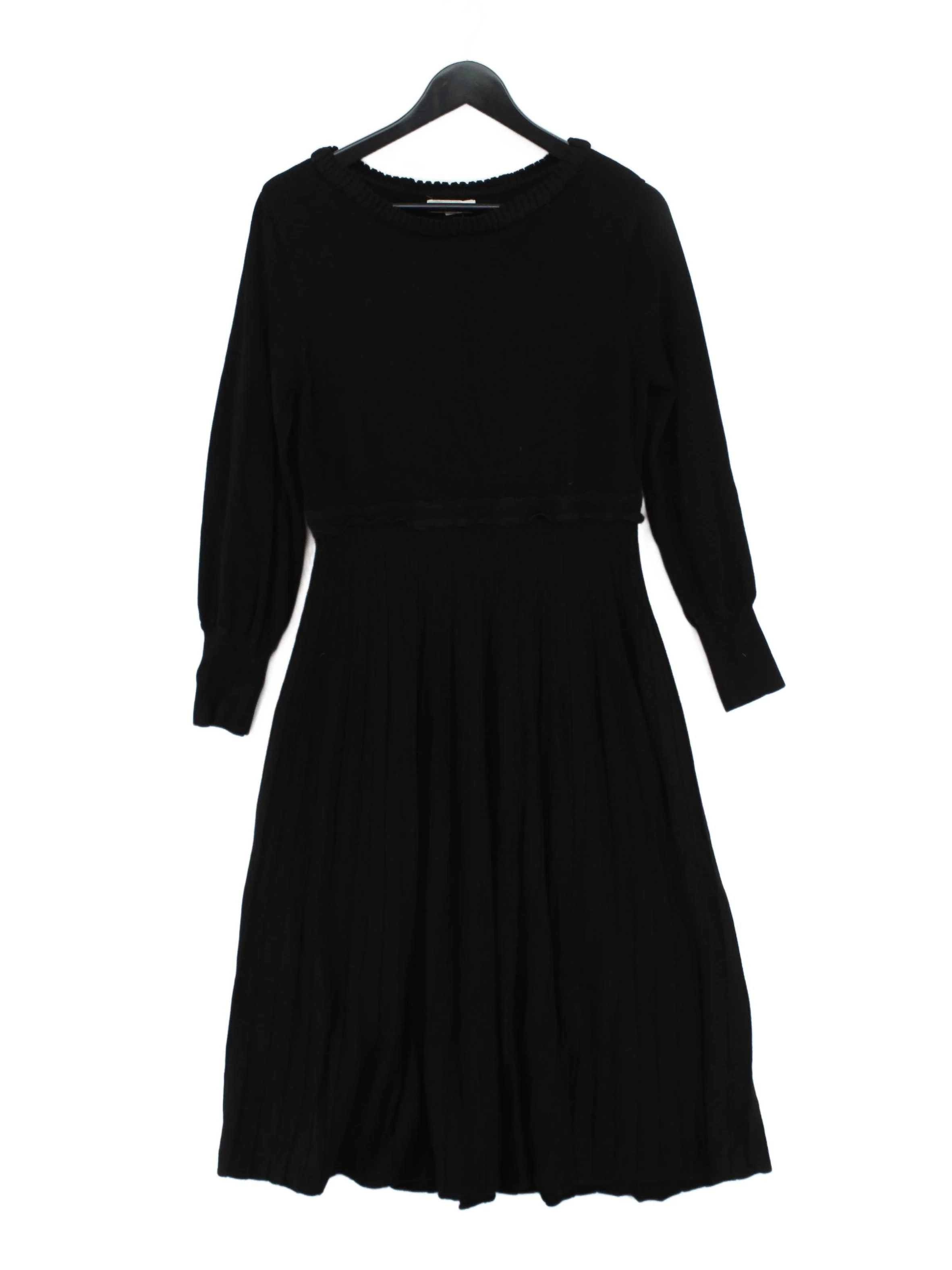 Monsoon Jumper Midi Dress L in Black