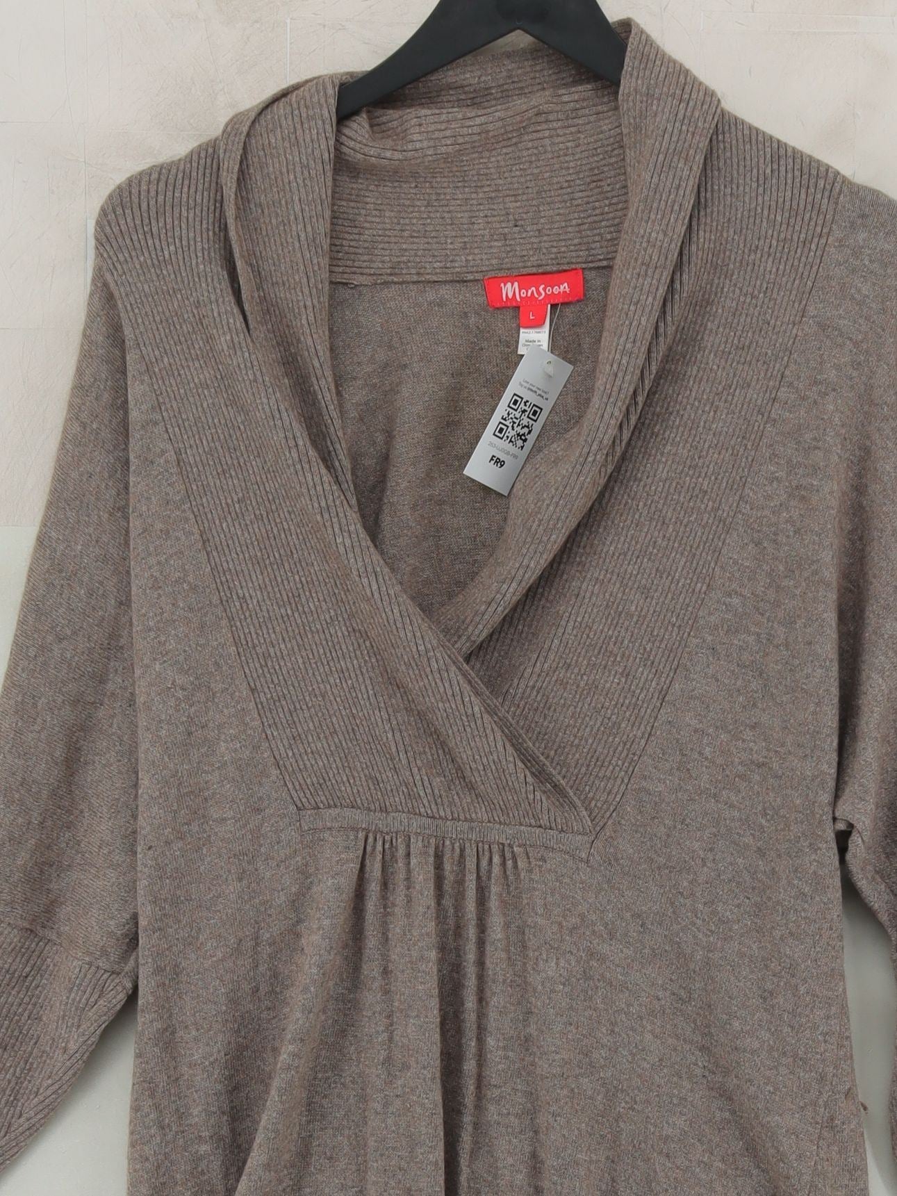 Monsoon Jumper Midi Dress L in Brown - Image 3