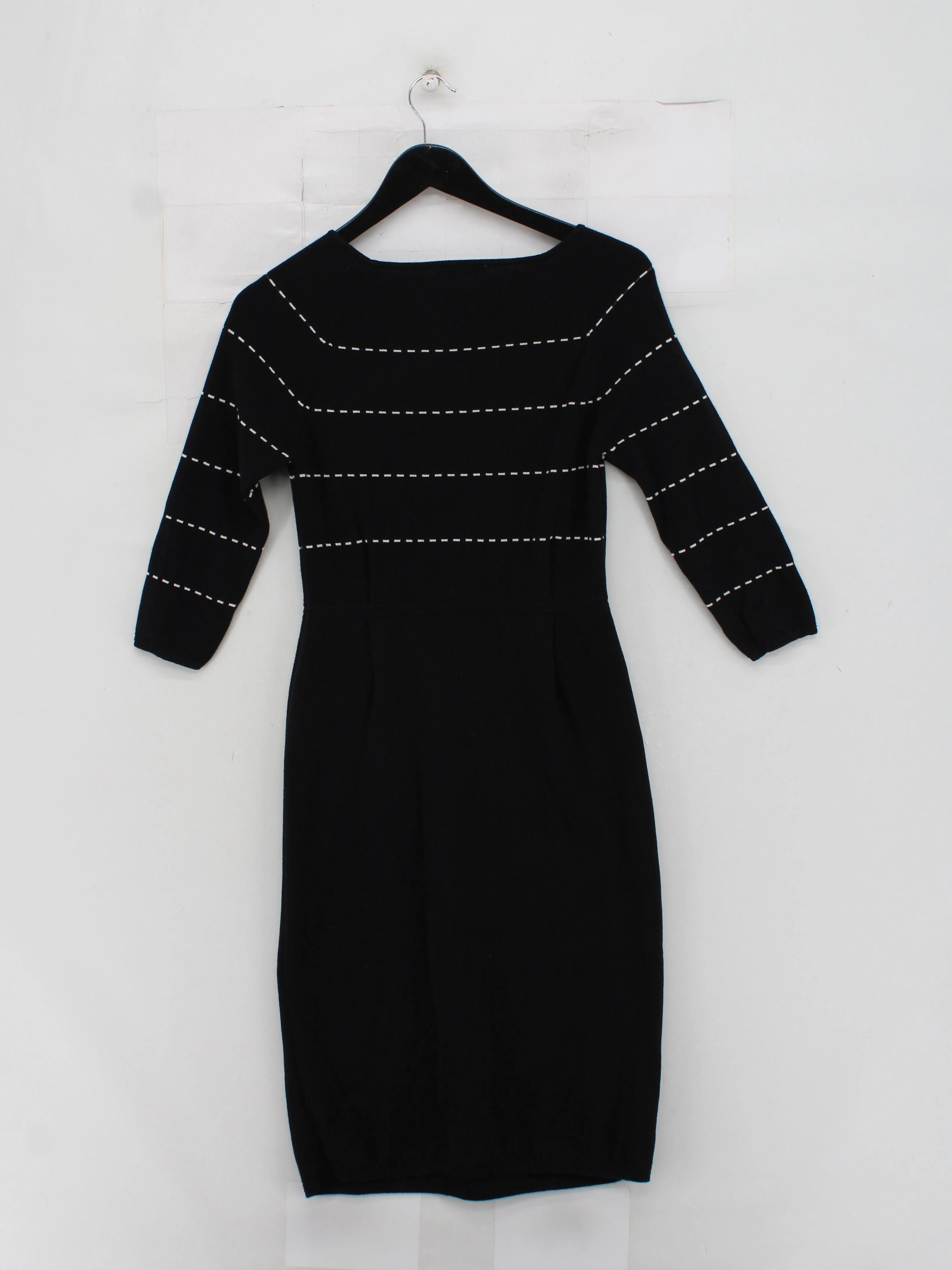 Monsoon Jumper Midi Dress UK10 in Black - Image 2