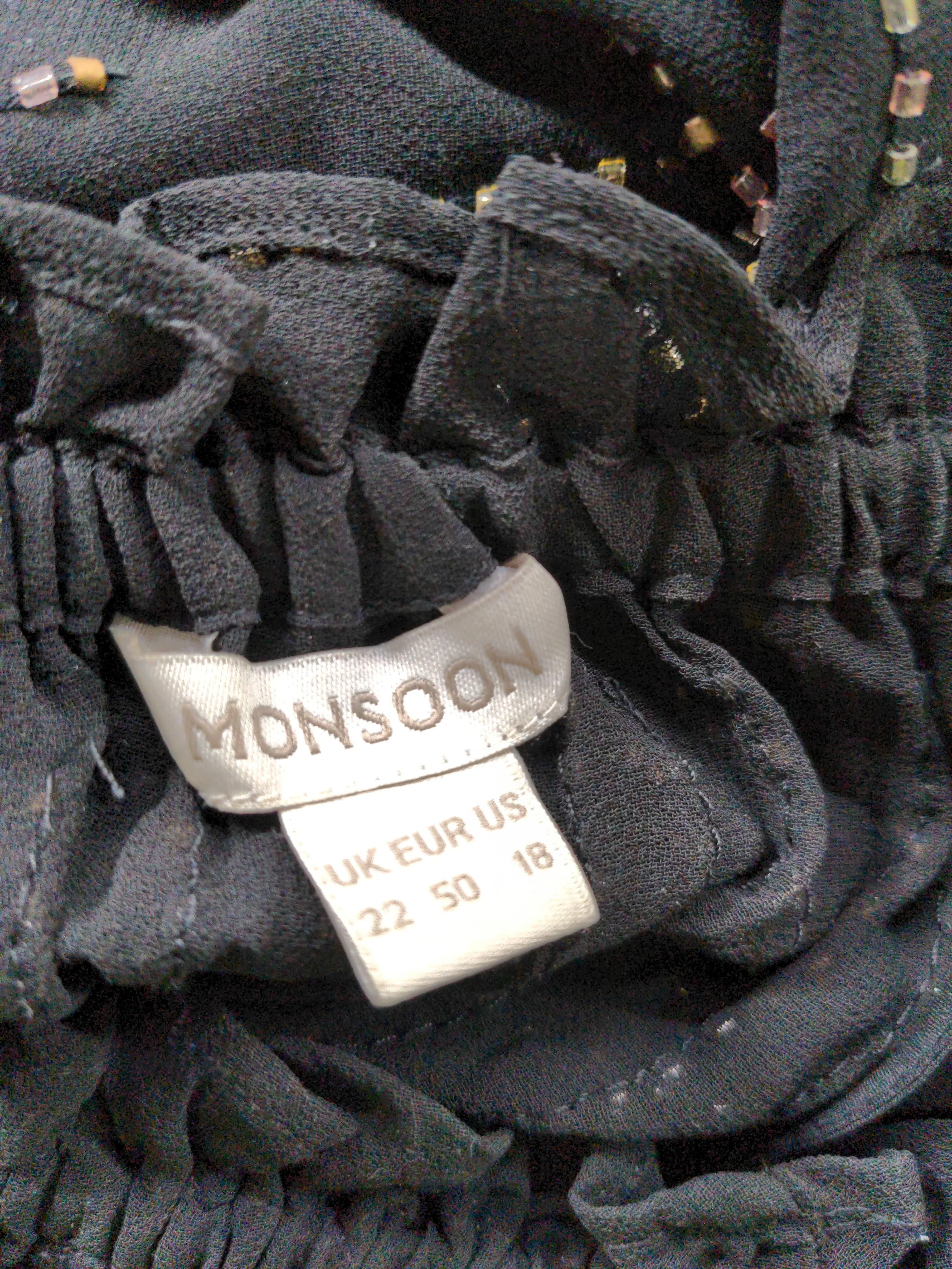 Monsoon Jumper Midi Dress UK22 in Black - Image 5