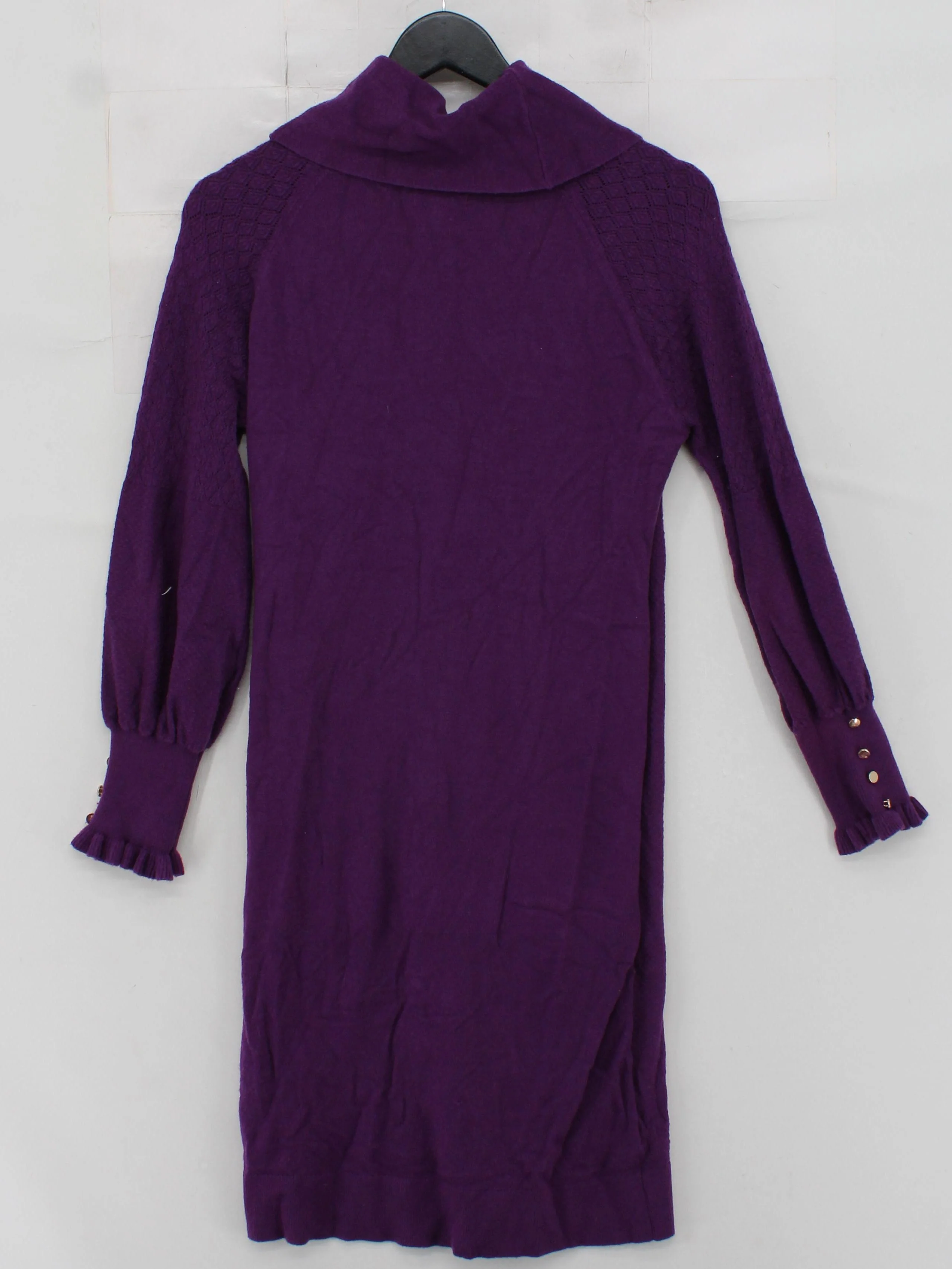 Monsoon Jumper Mini Dress S in Purple - Image 2
