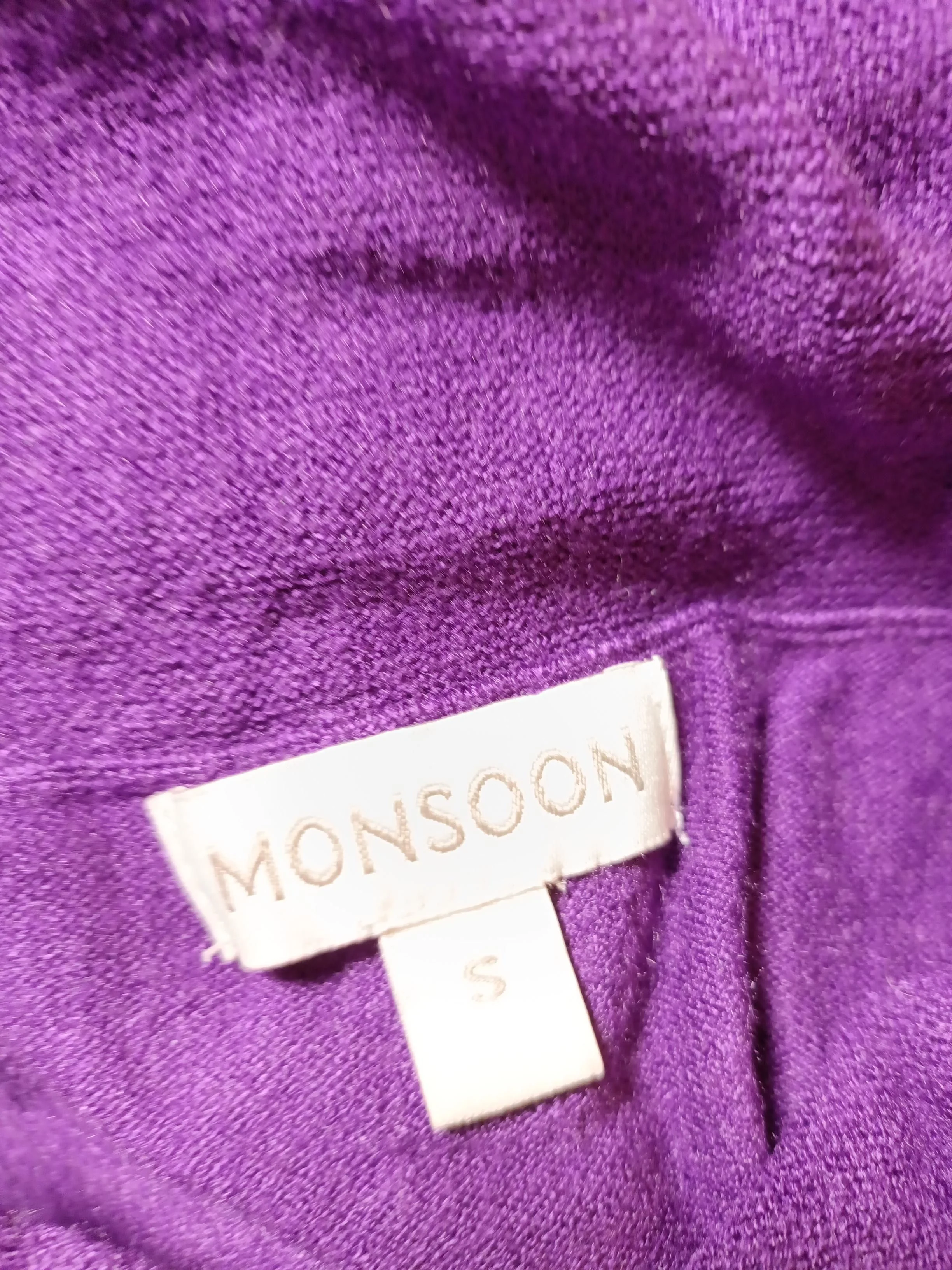 Monsoon Jumper Mini Dress S in Purple - Image 5