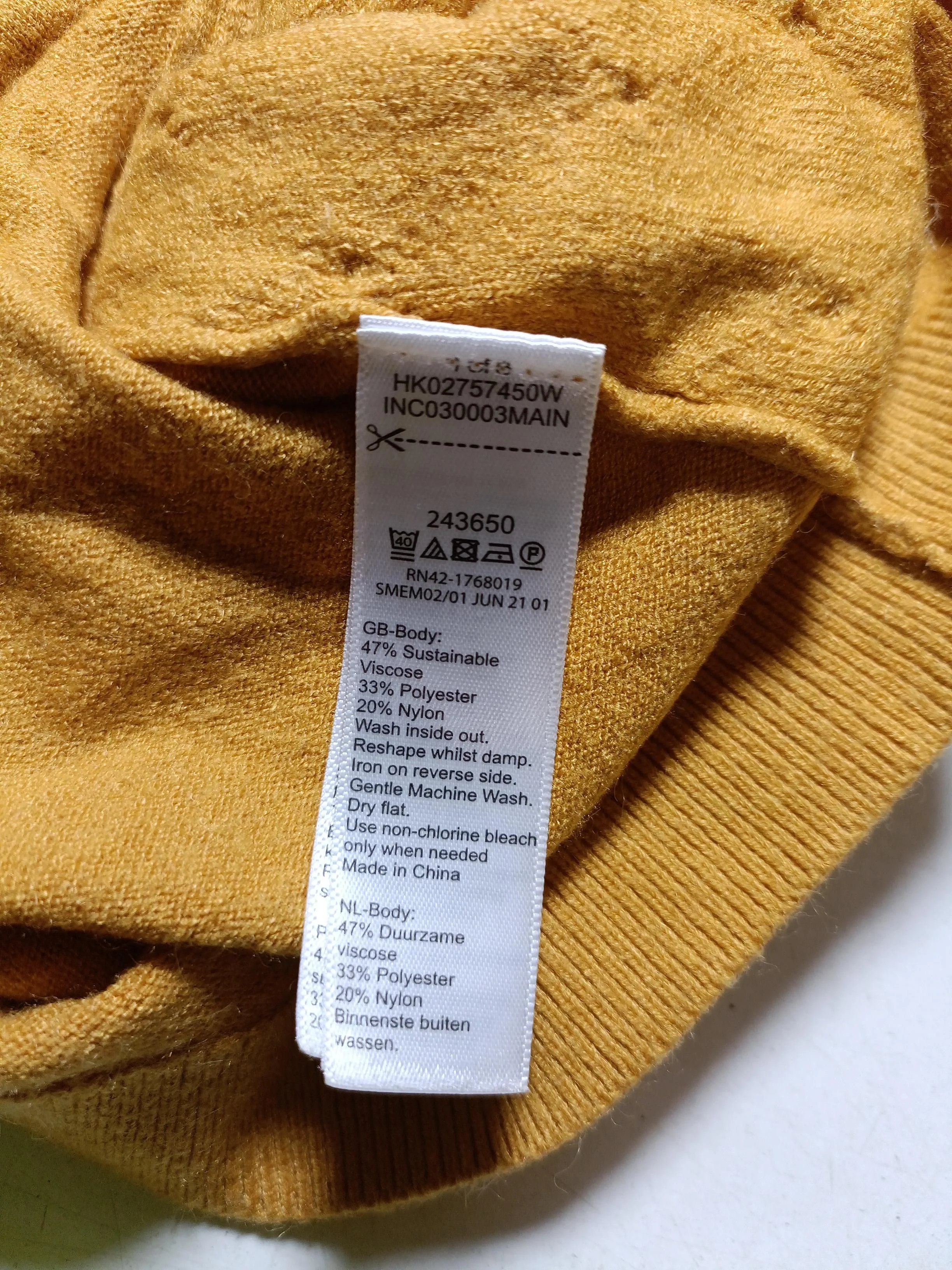 Monsoon Jumper Mini Dress S in Yellow - Image 6