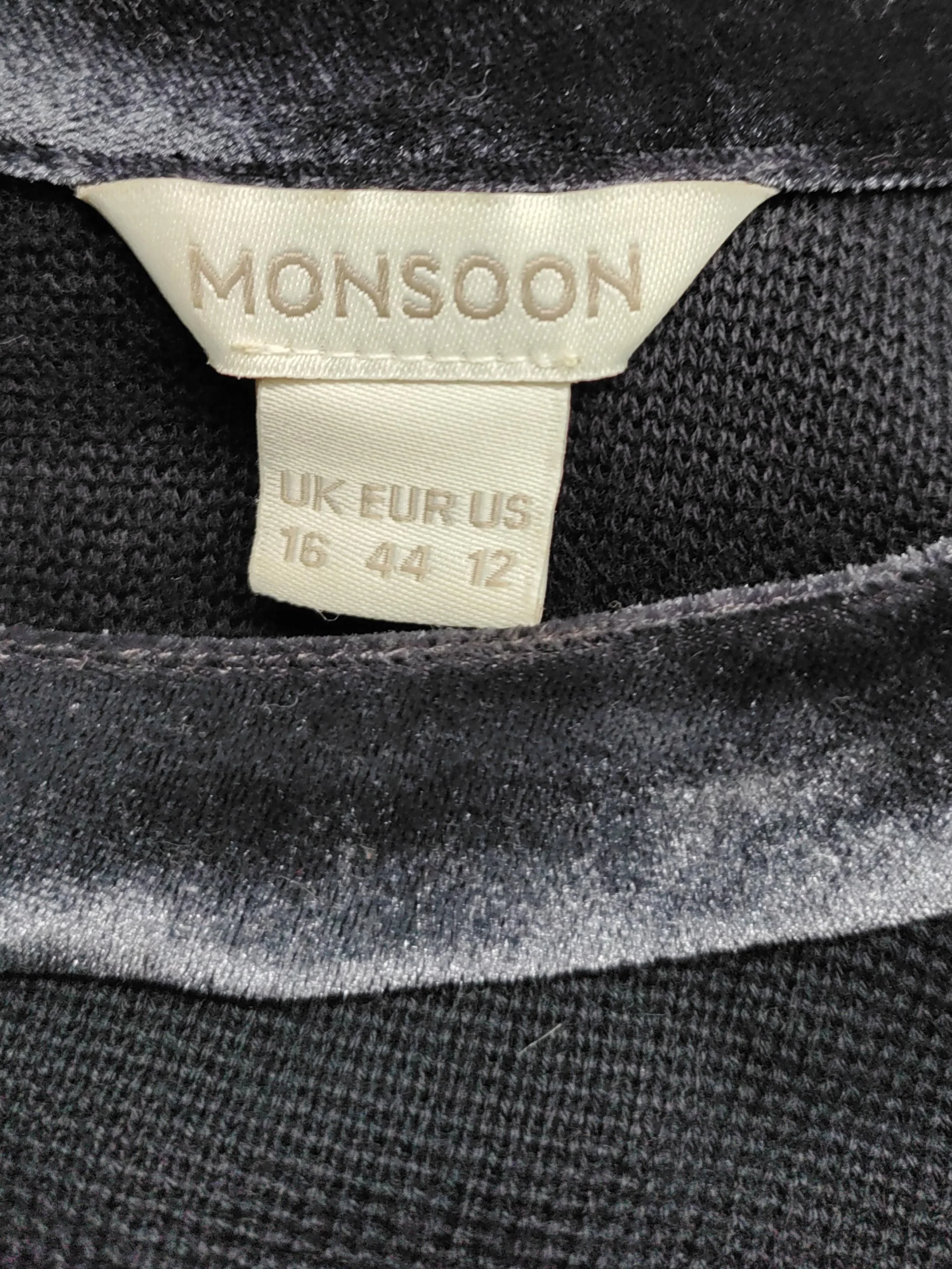Monsoon Jumper Mini Dress UK16 in Black - Image 5