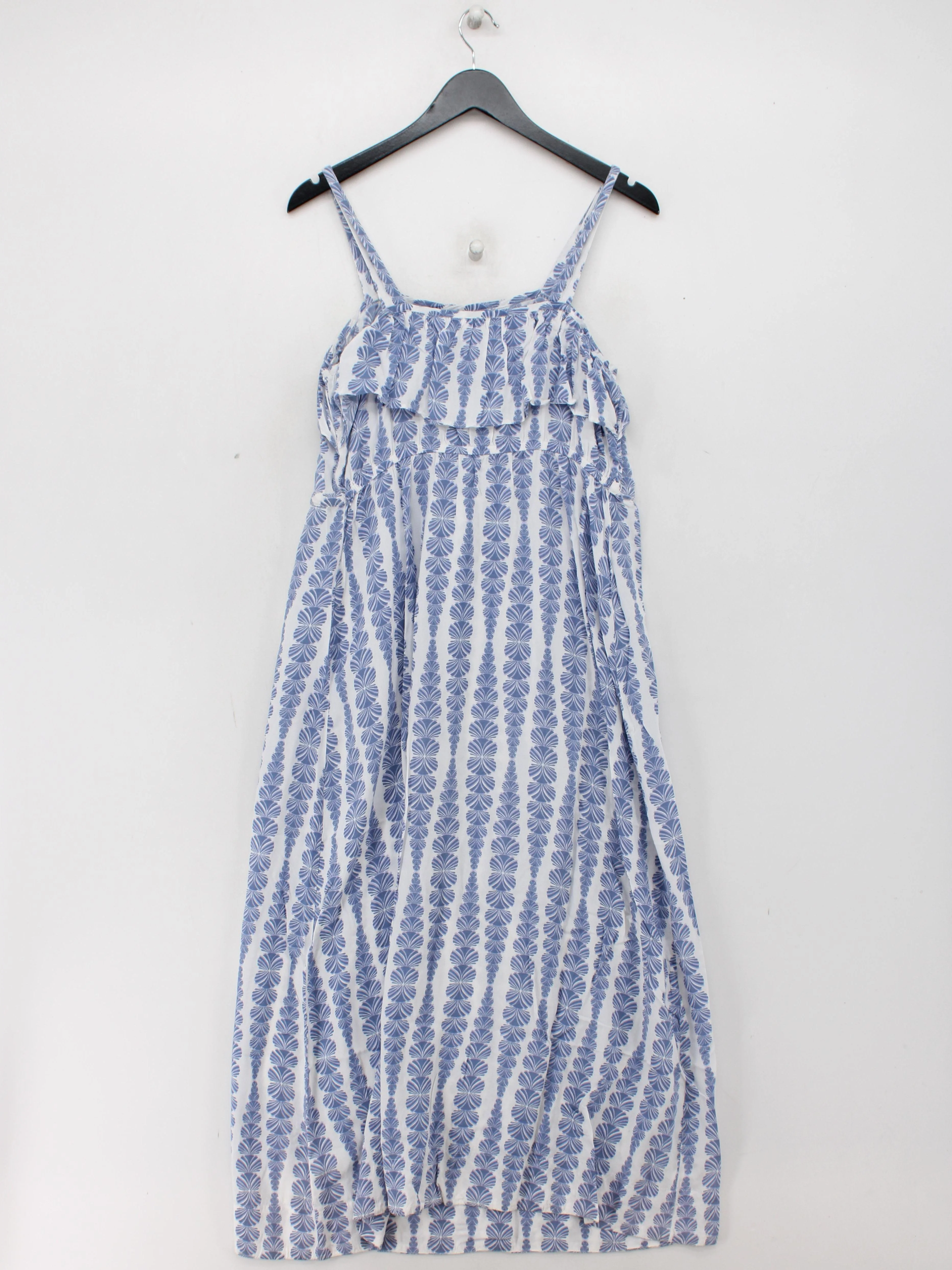 Monsoon Maxi Dress M in White - Image 2