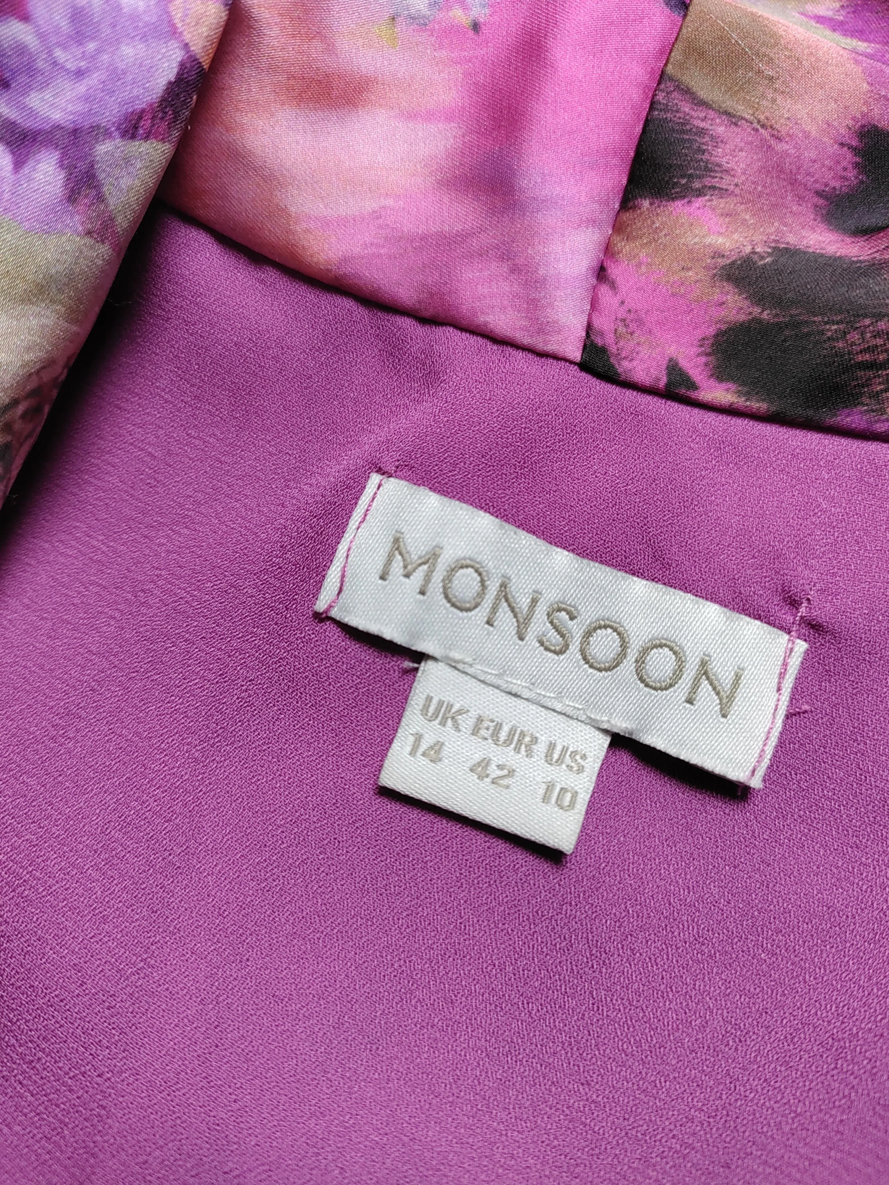 Monsoon Maxi Dress UK14 in Multi - Image 5