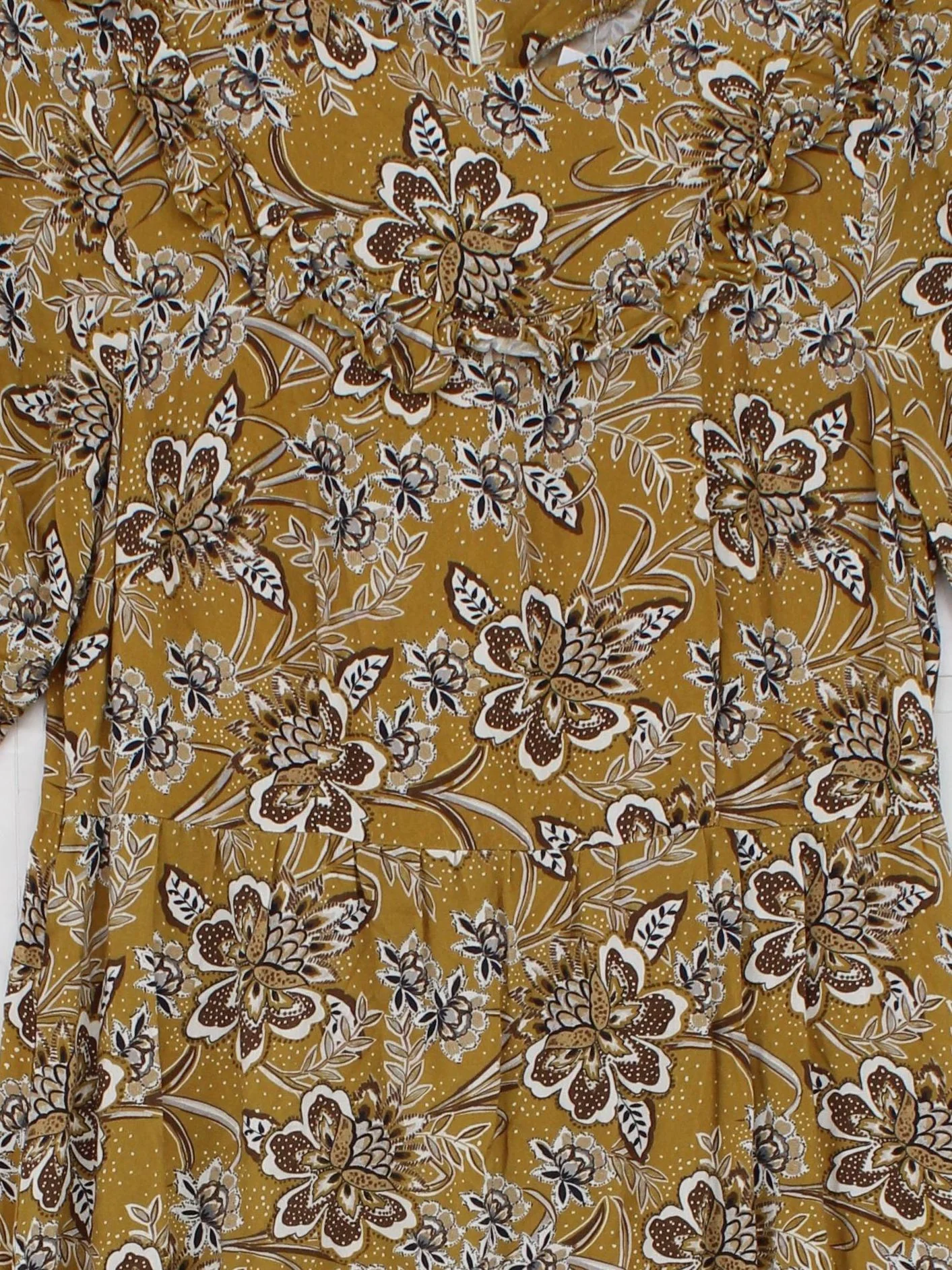 Monsoon Maxi Dress UK14 in Yellow - Image 3