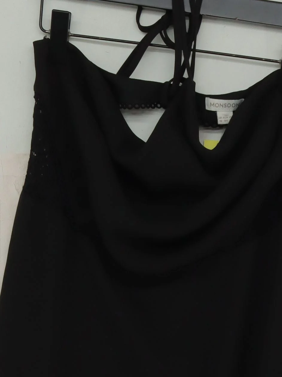 Monsoon Maxi Dress UK16 in Black - Image 3
